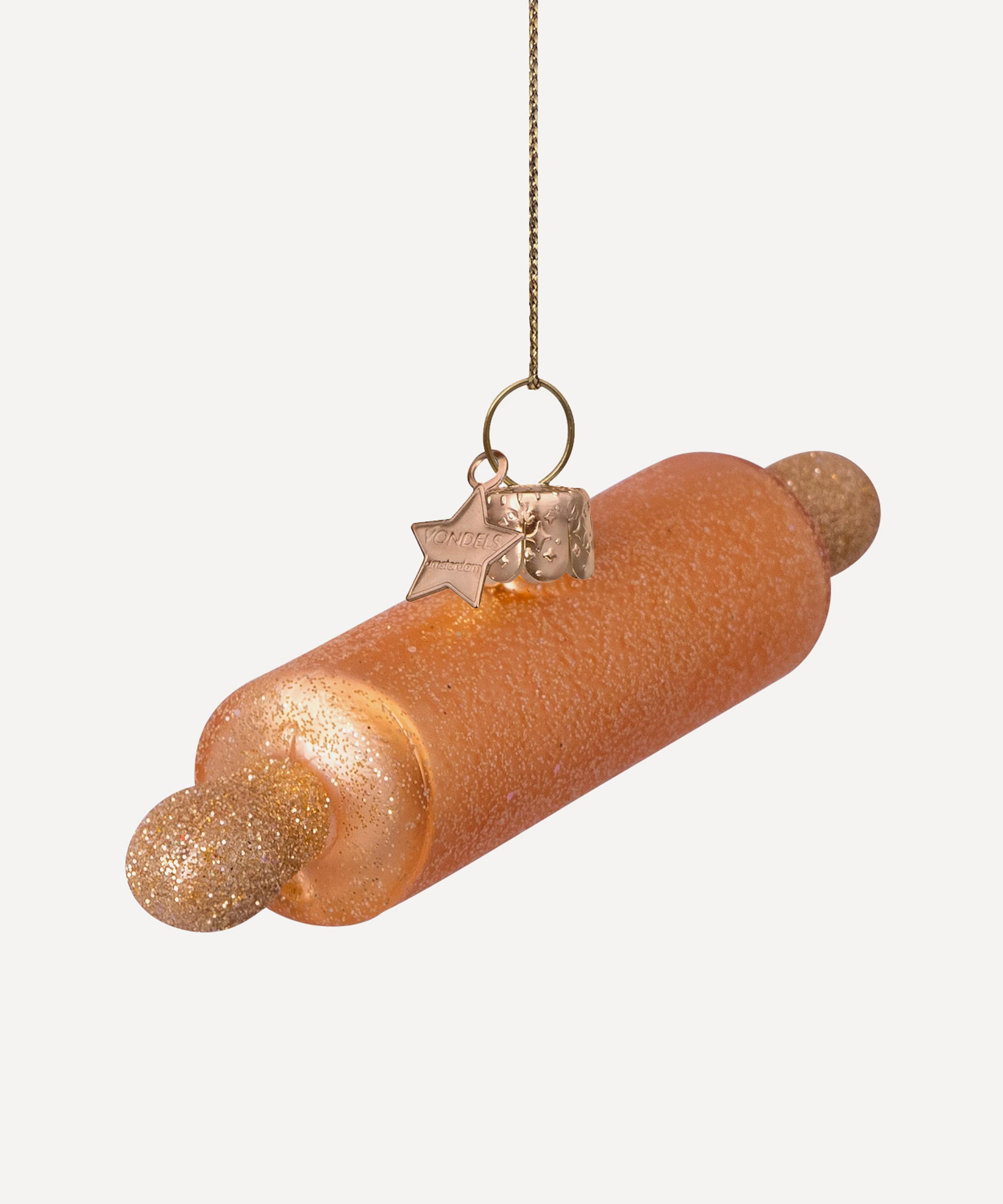 Christmas - Rolling Pin Glass Ornament image number 3