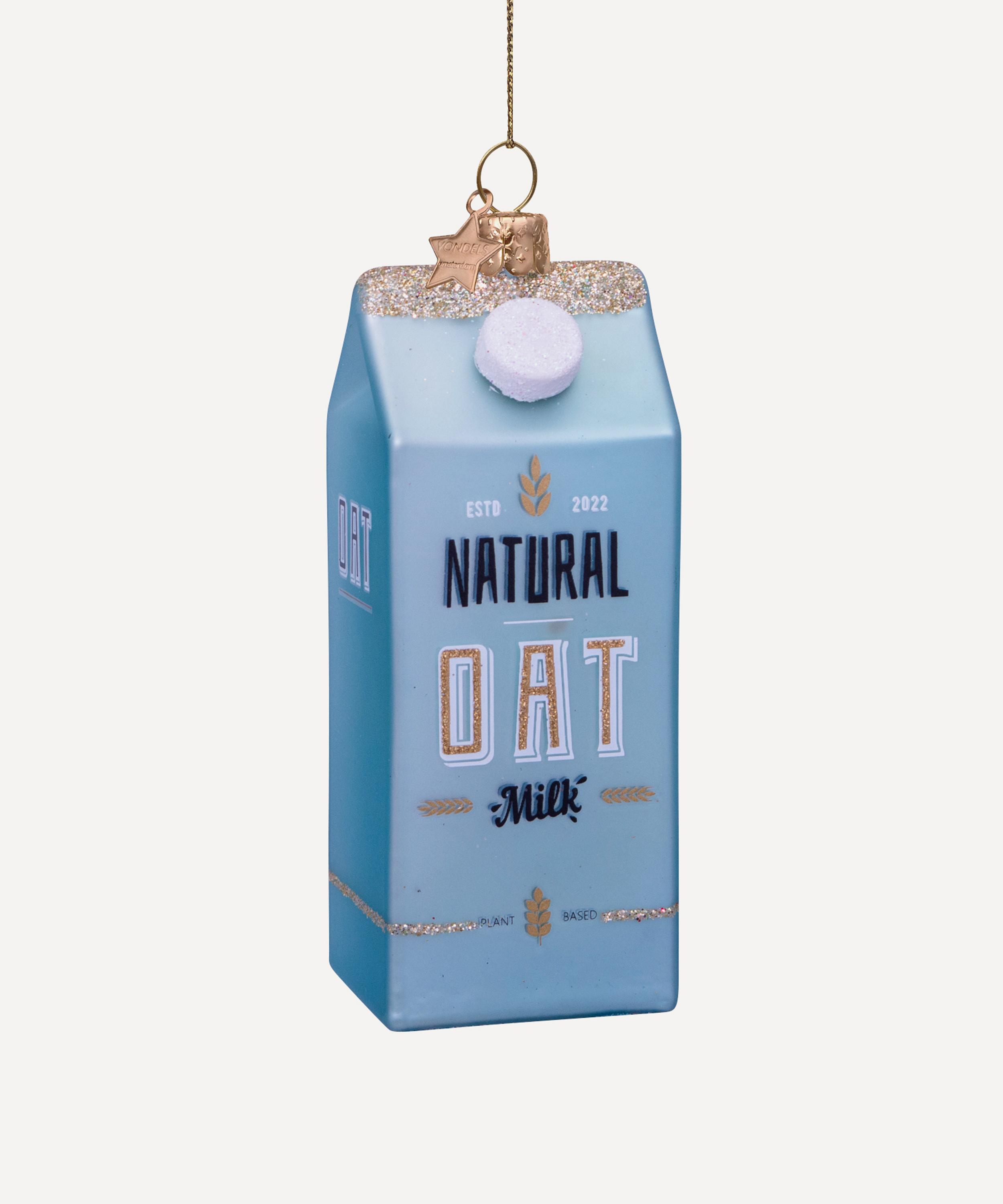 Christmas - Oat Milk Carton Glass Ornament image number 0