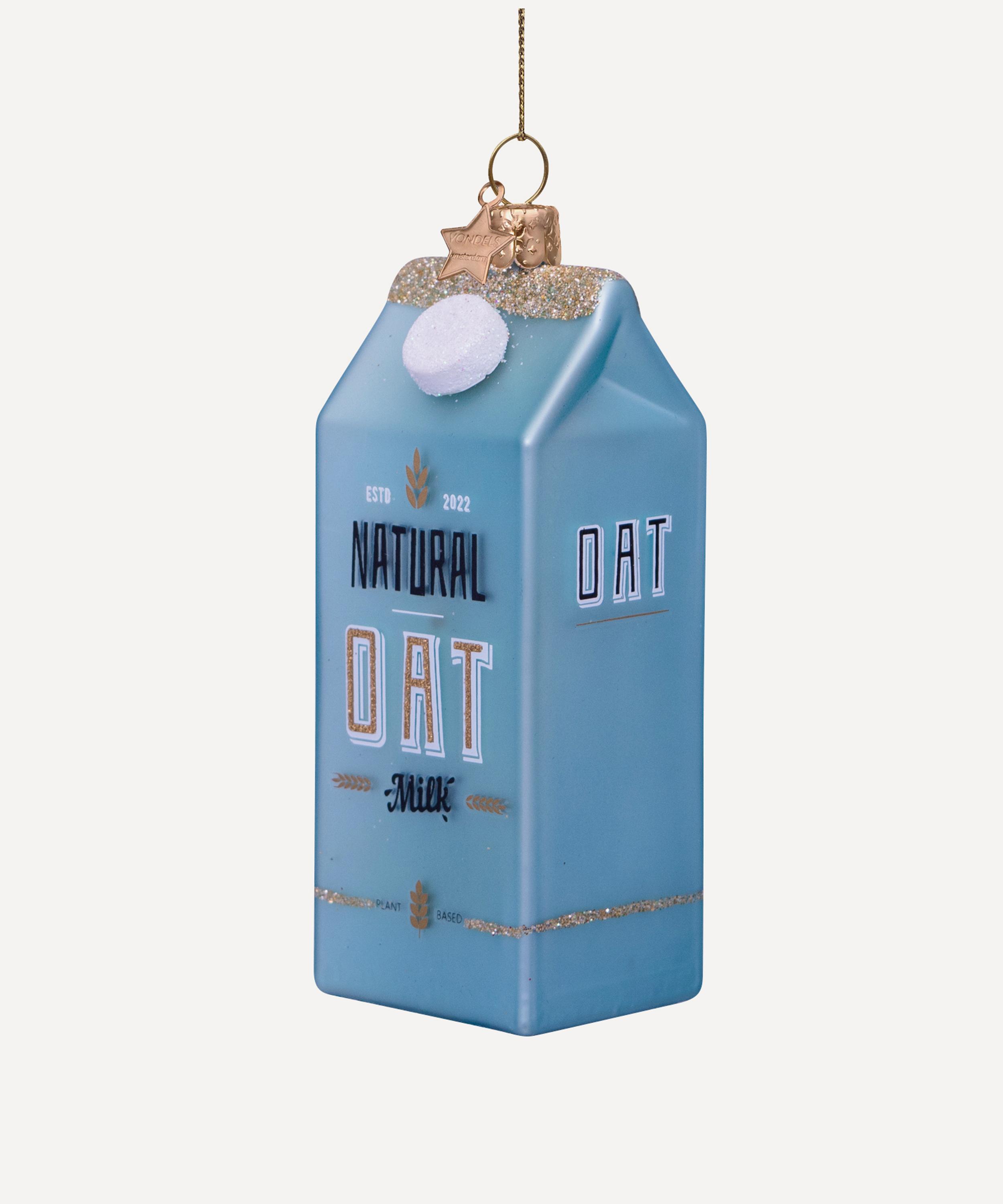 Christmas - Oat Milk Carton Glass Ornament image number 2