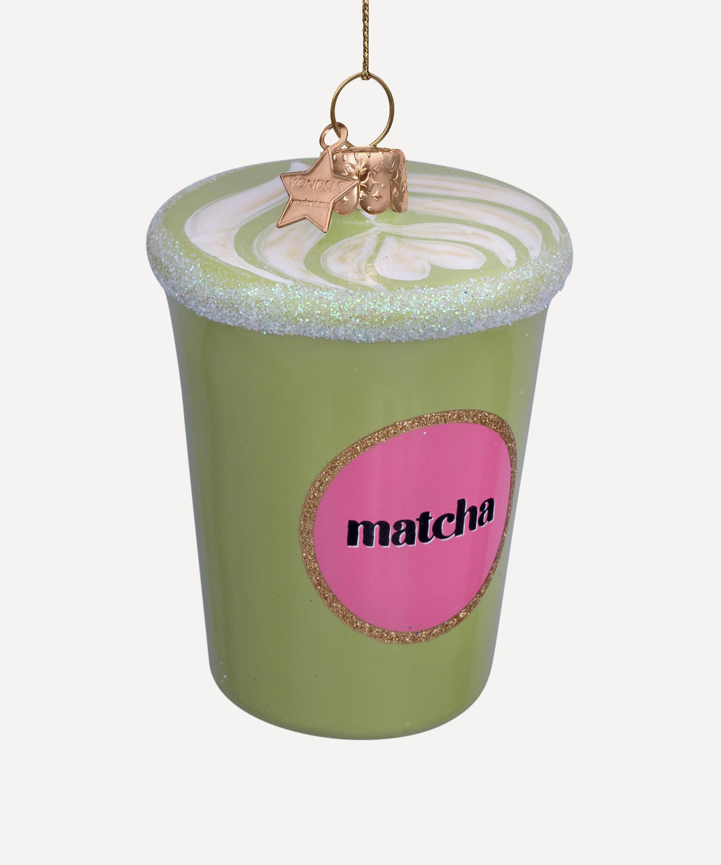 Christmas - Matcha Tea Latte Glass Ornament image number 0