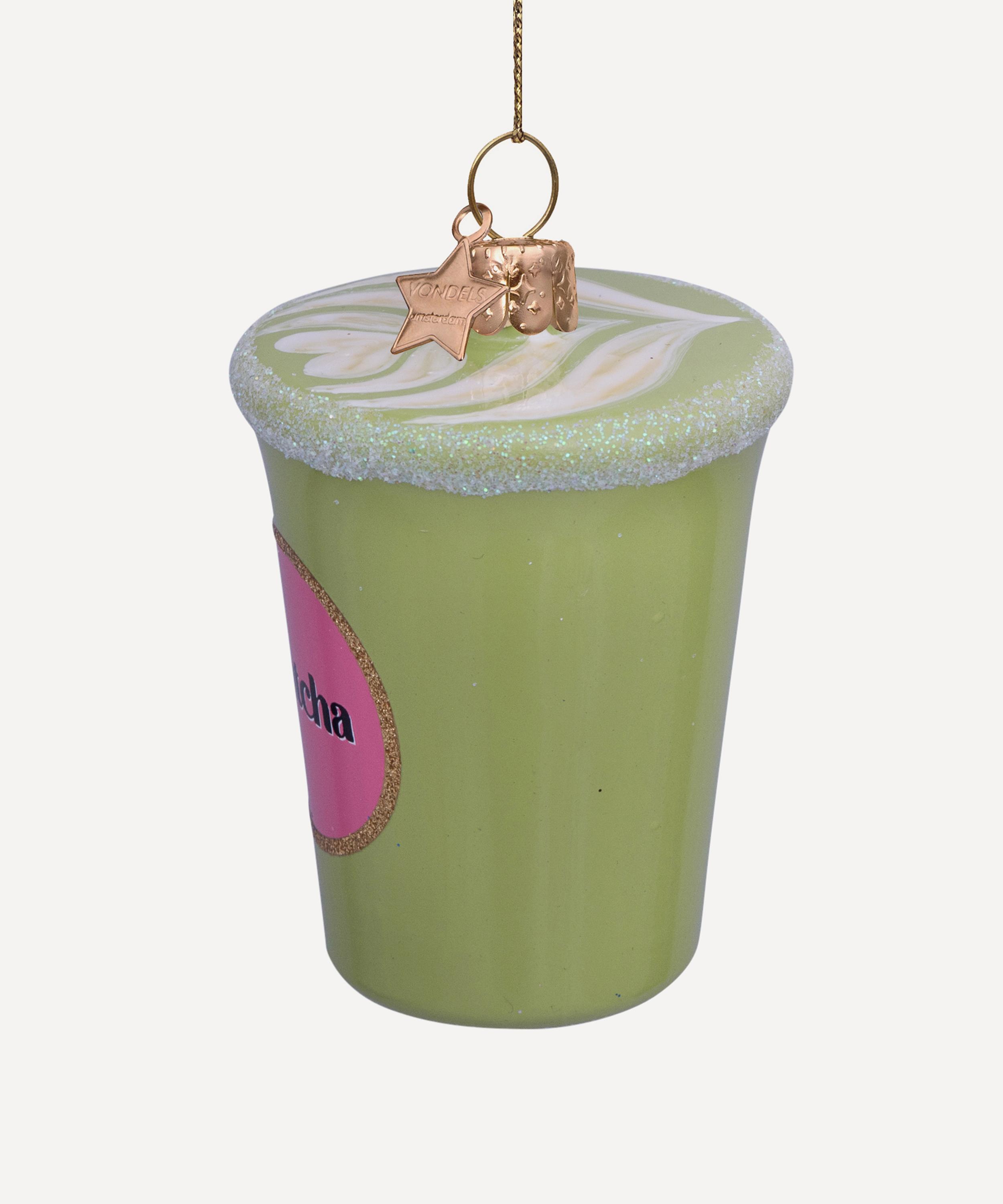 Christmas - Matcha Tea Latte Glass Ornament image number 2