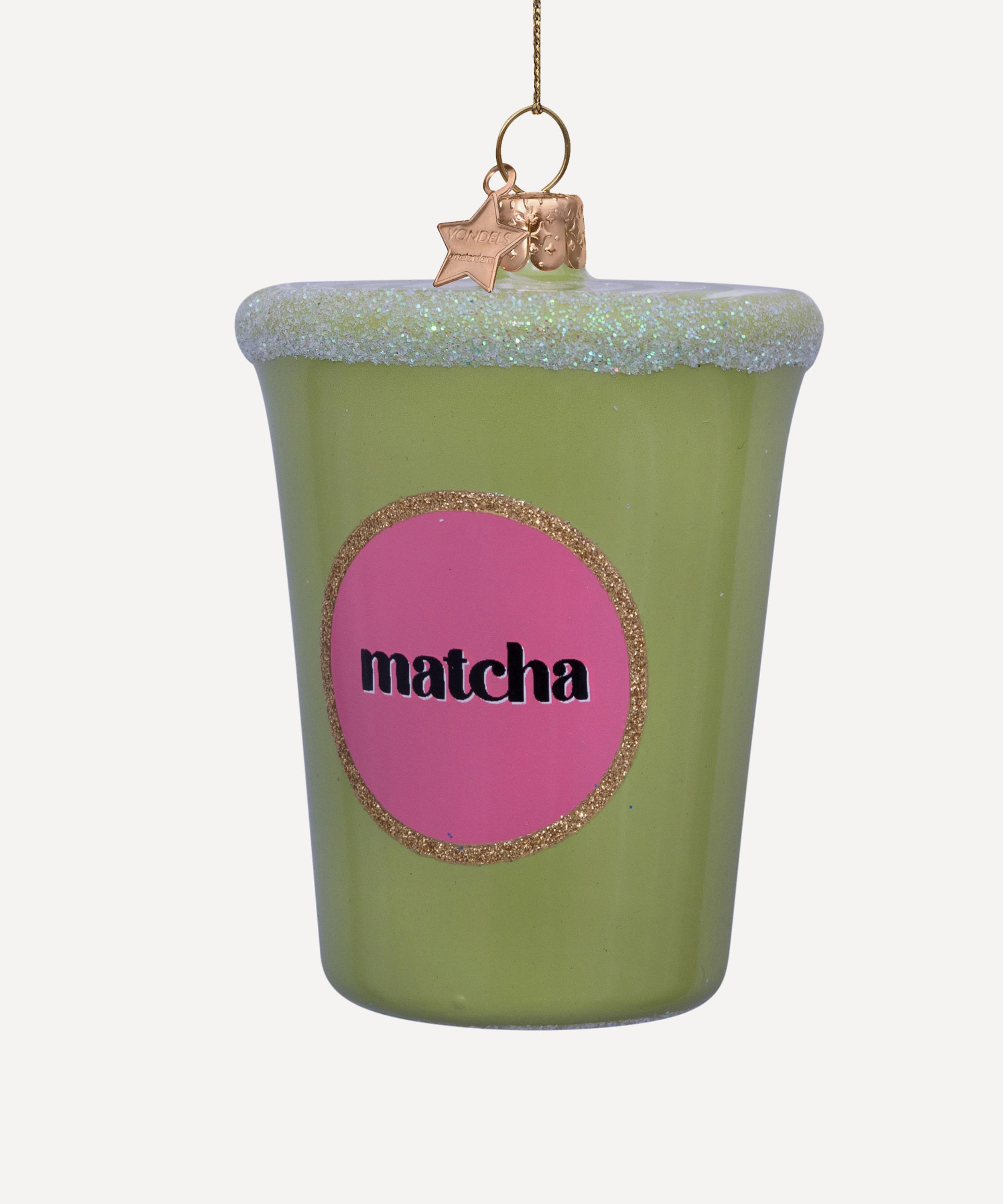 Christmas - Matcha Tea Latte Glass Ornament image number 3