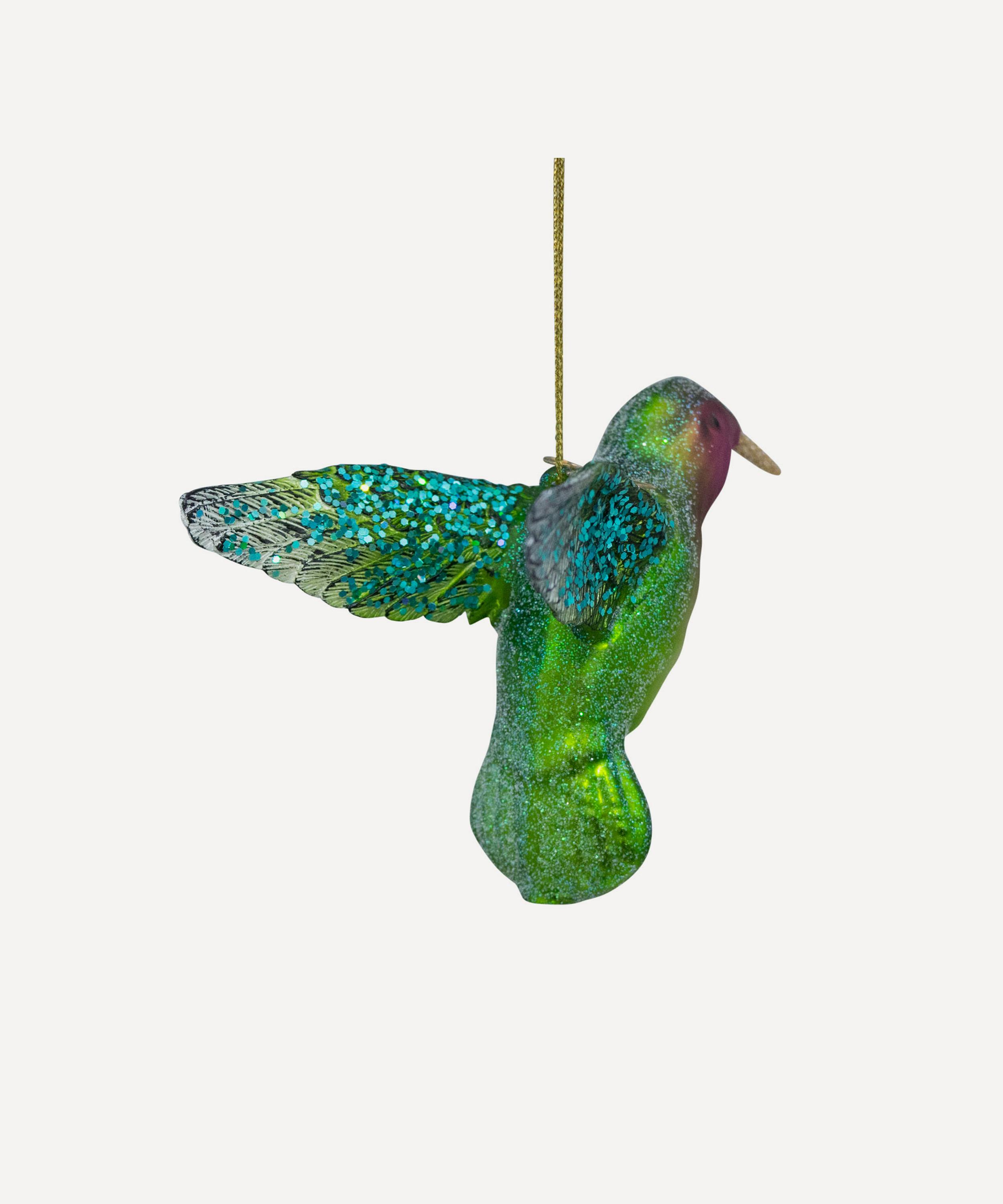 Christmas - Hummingbird Glass Ornament image number 2