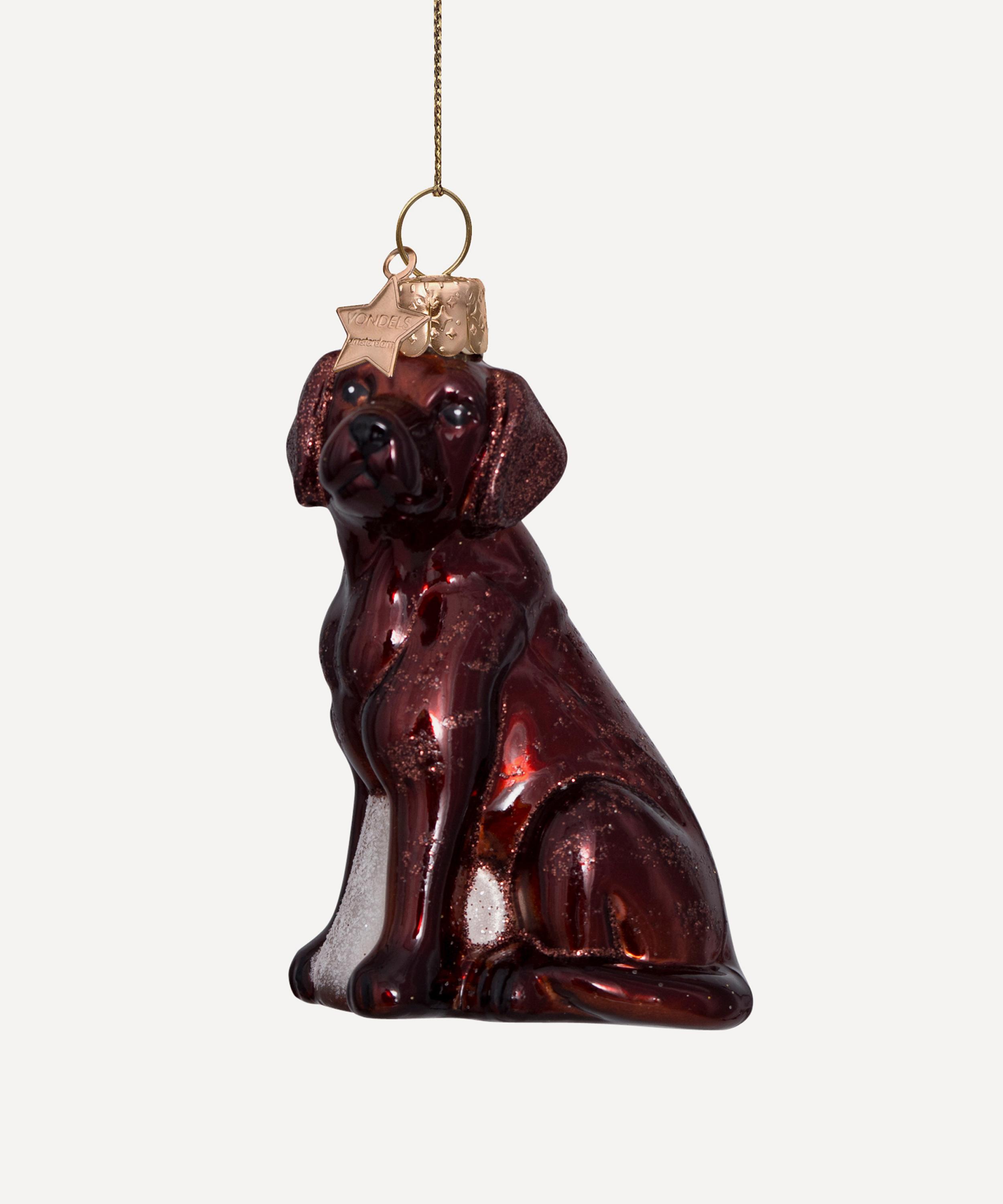 Christmas - Labrador Glass Ornament image number 0