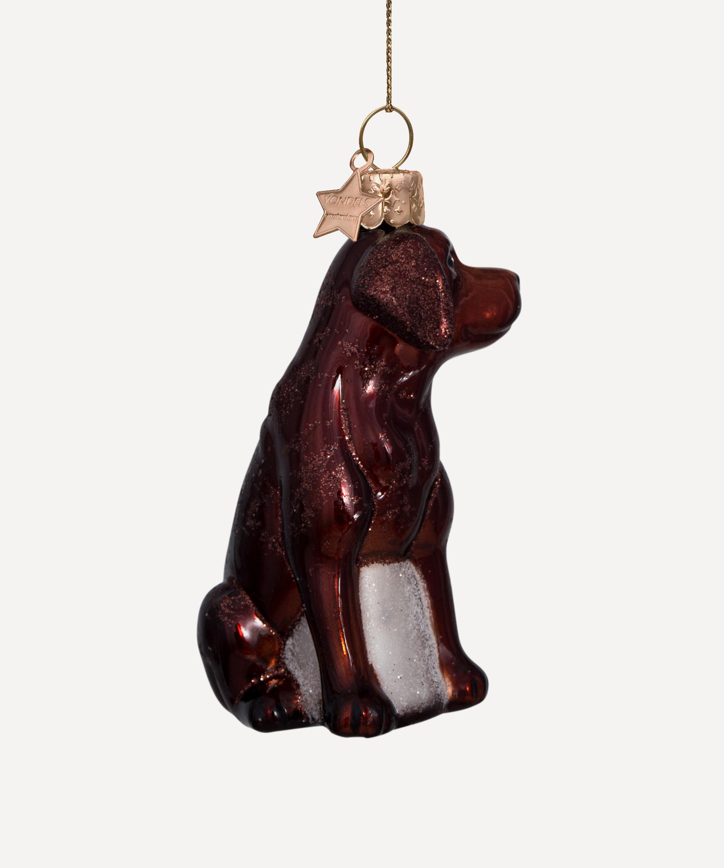 Christmas - Labrador Glass Ornament image number 2