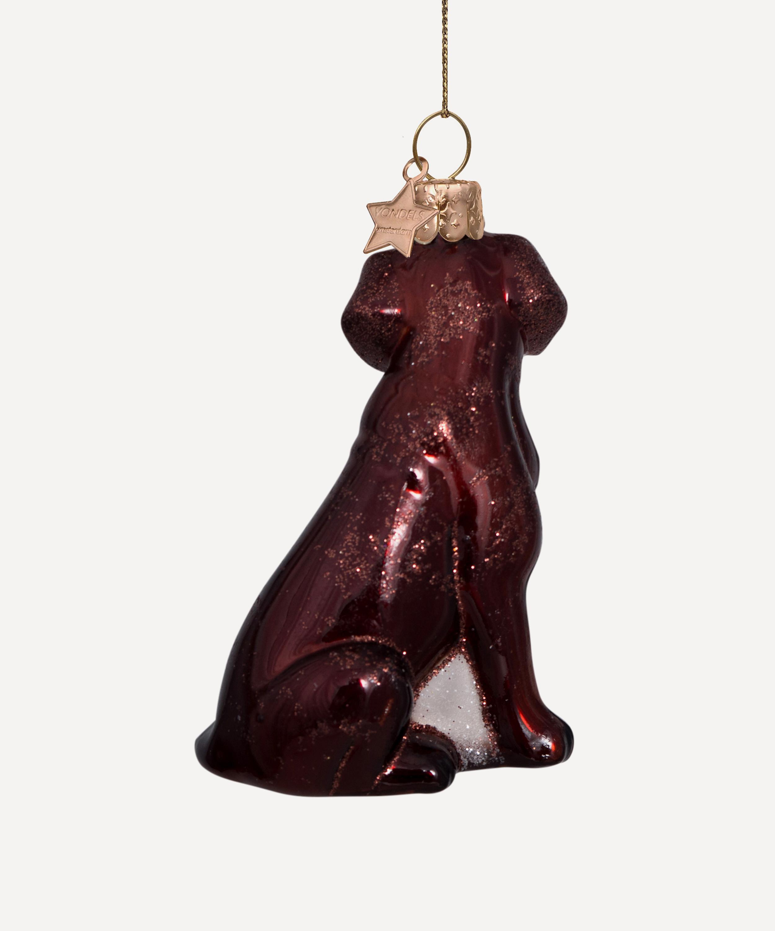 Christmas - Labrador Glass Ornament image number 3