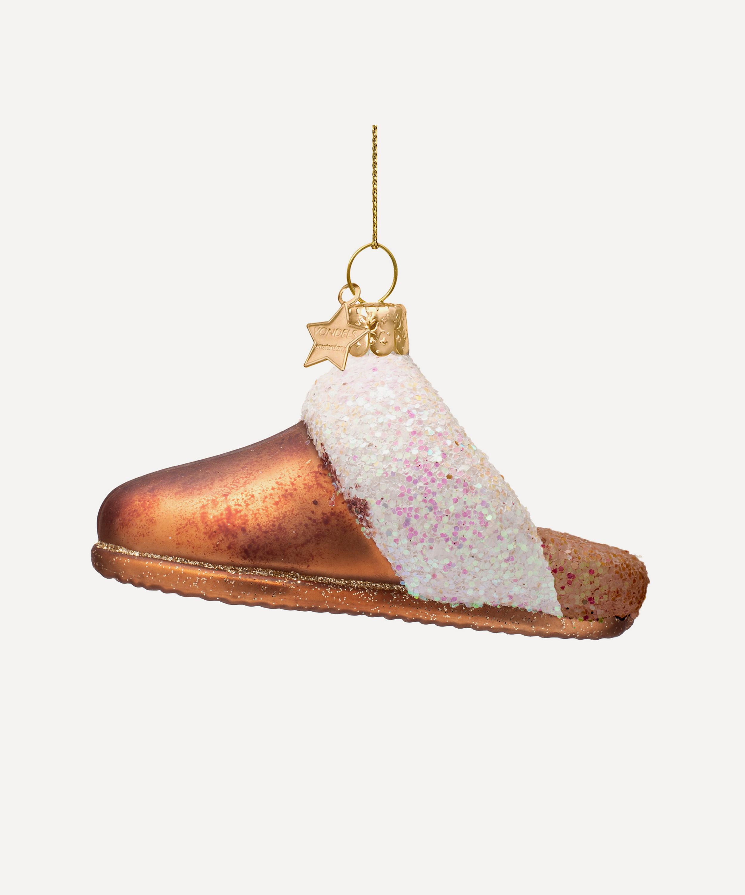 Christmas - Slippers Glass Ornament image number 2