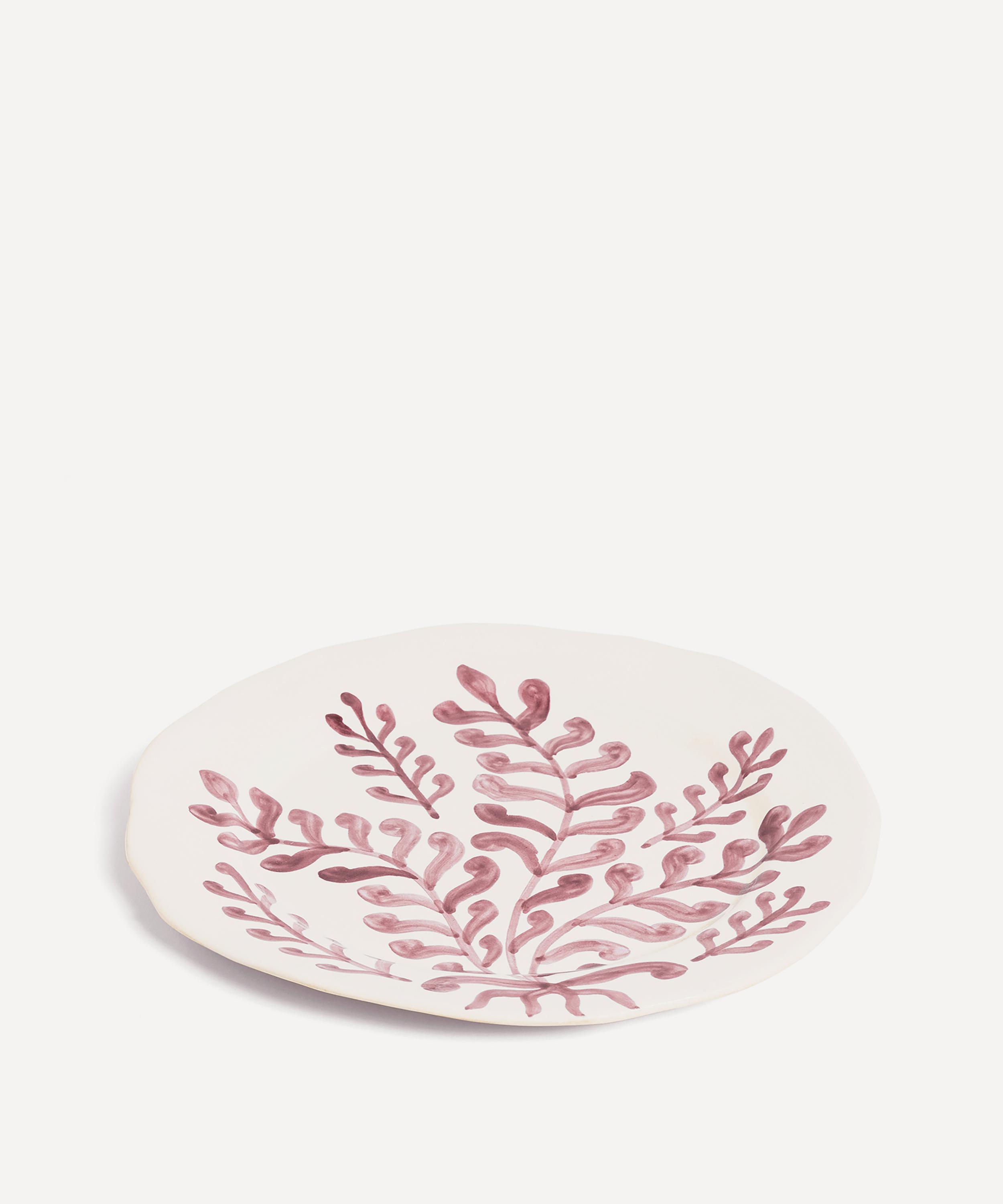 Daylesford - Leaf Large Pink Charger Plate image number 0