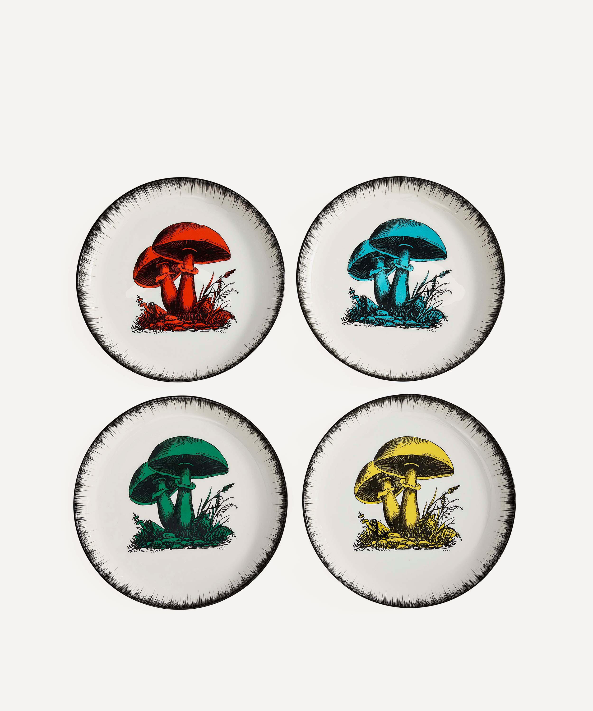 Jonathan Adler - Botanist Canape Plate Set of Four image number 0