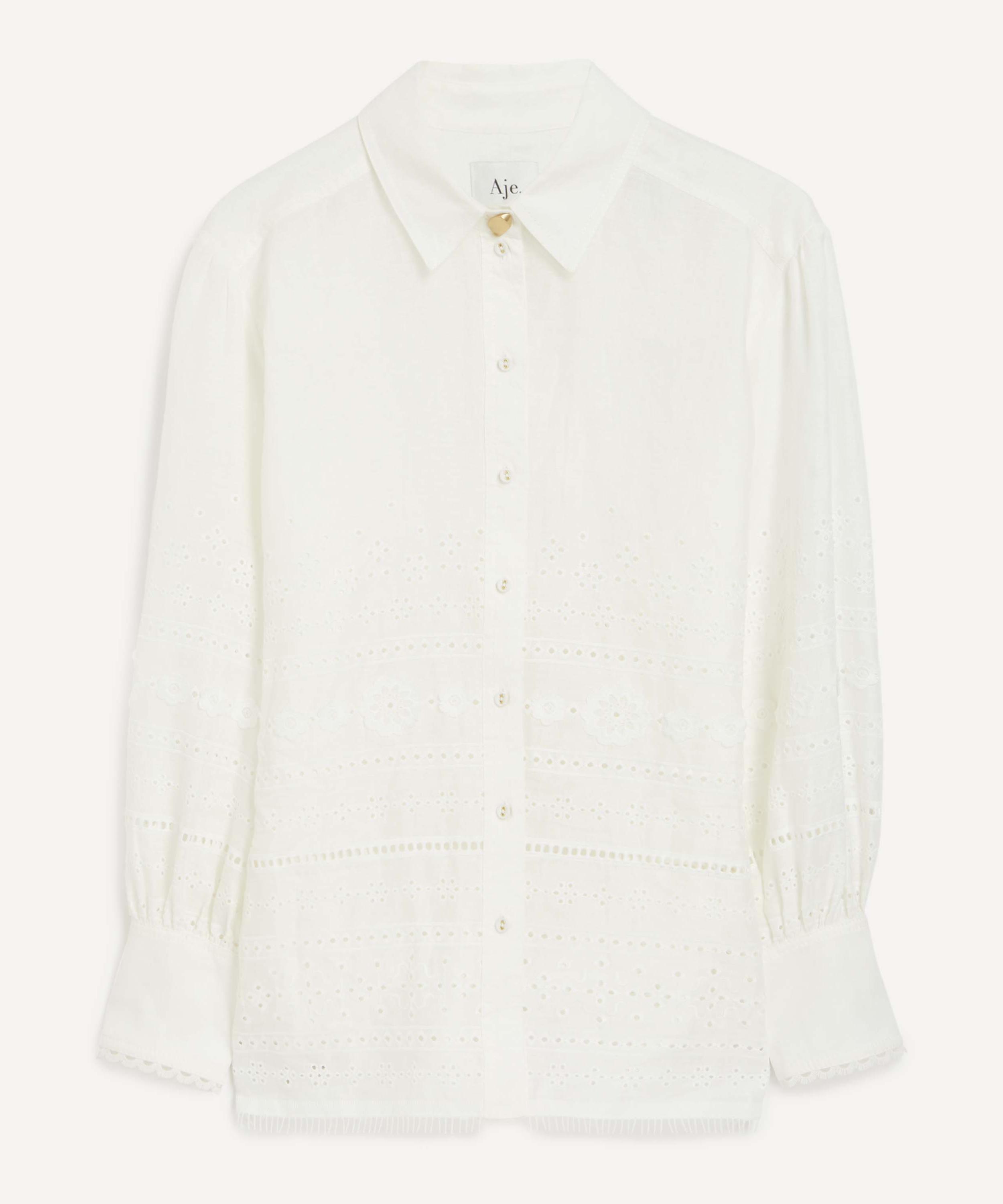 Aje - Cloud Embroidered Shirt image number 0