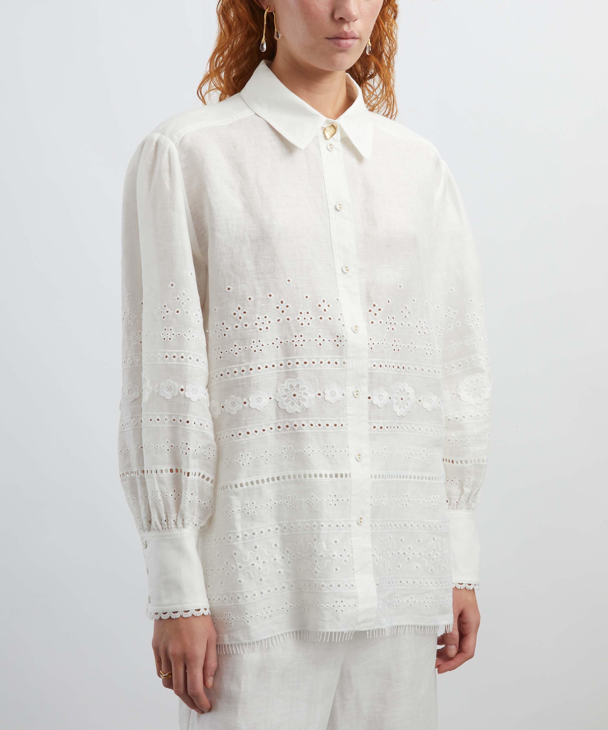 Aje - Cloud Embroidered Shirt image number 2