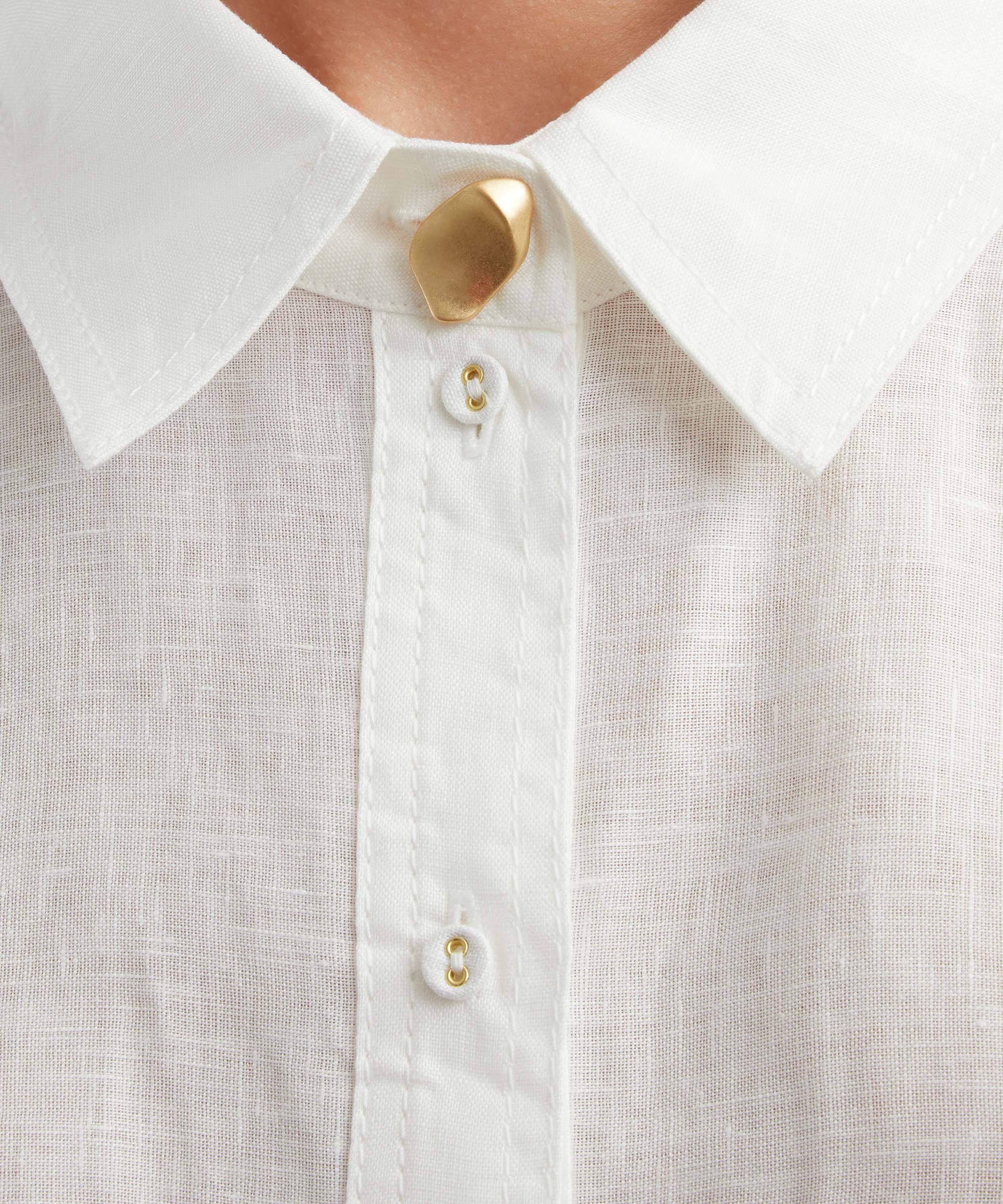 Aje - Cloud Embroidered Shirt image number 4