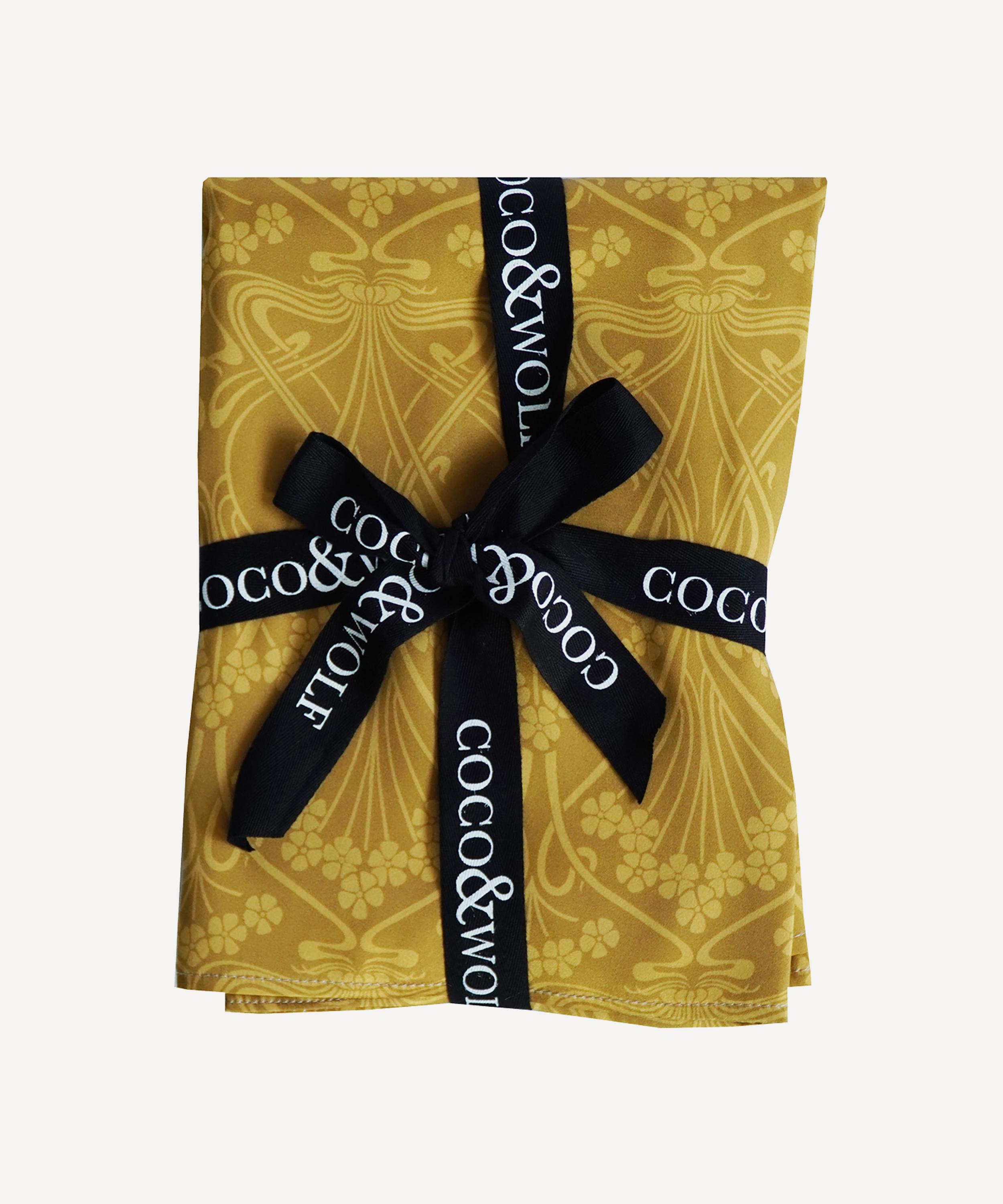 Coco & Wolf - Nouveau Ianthe Silk Pillowcase image number 3