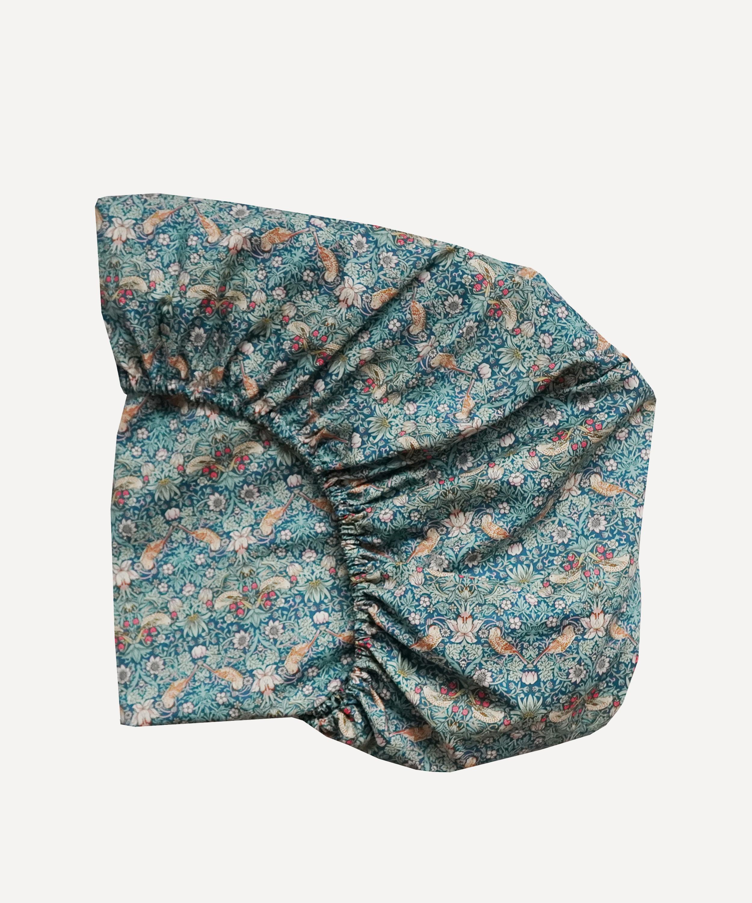 Coco & Wolf - Strawberry Thief Tana Lawn&trade; Cotton Super King Fitted Sheet image number 2