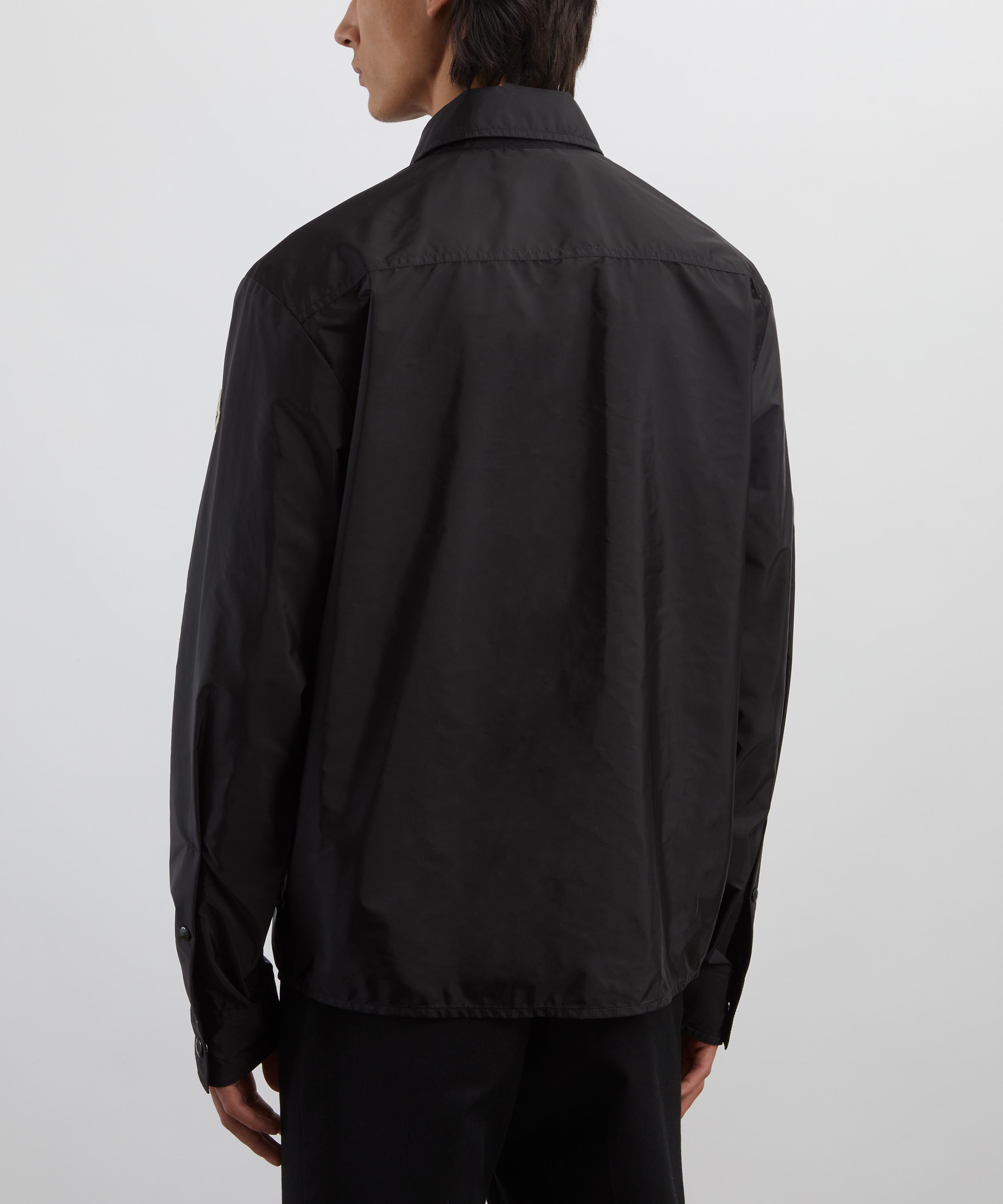 Moncler - Black Nylon Shirt Jacket image number 3