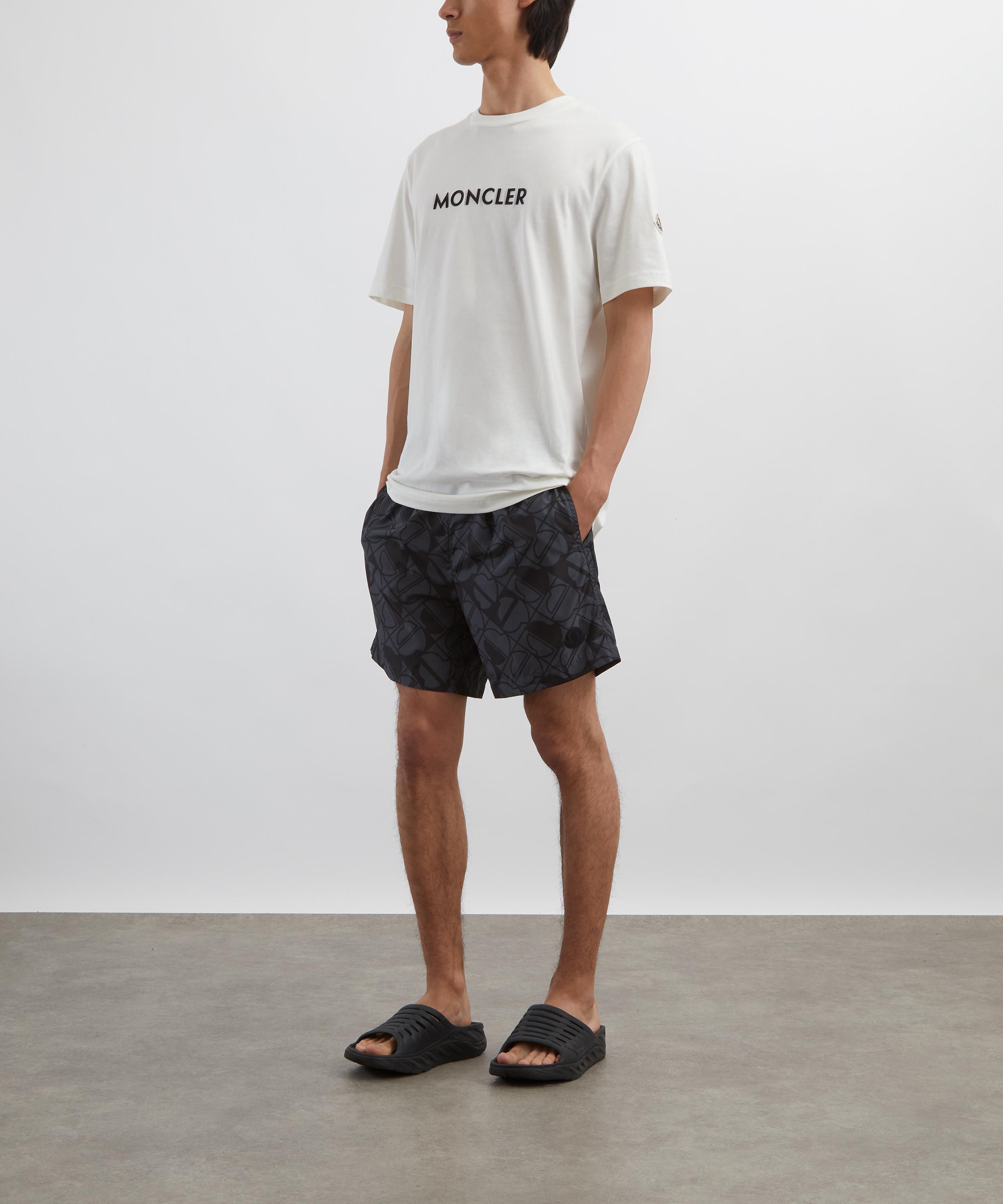 Moncler - Monogram Print Swim Shorts image number 1