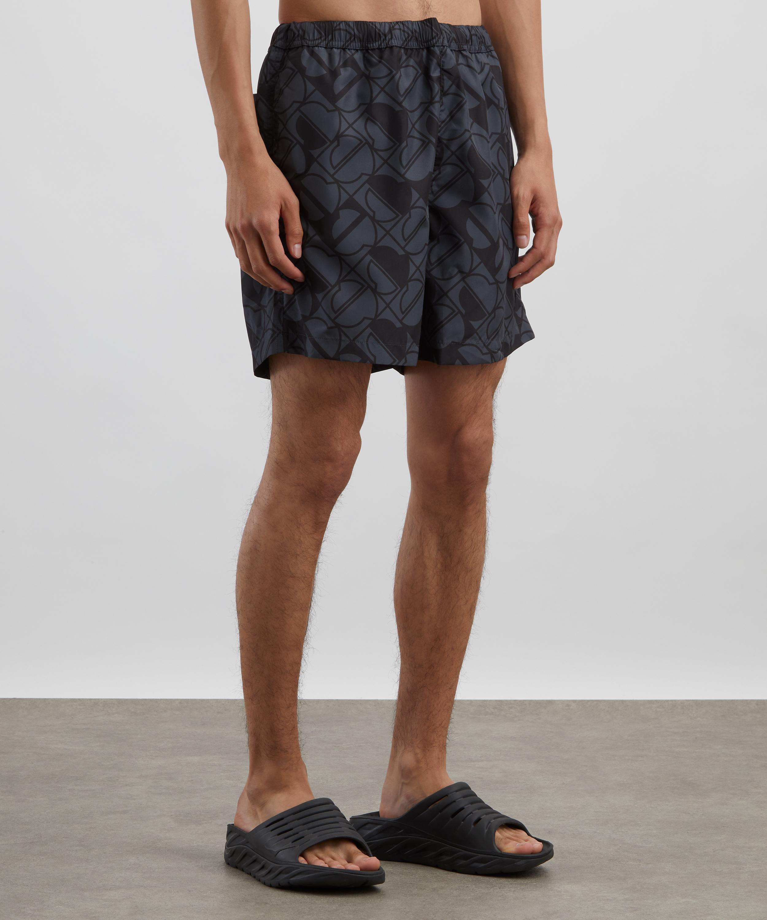 Moncler - Monogram Print Swim Shorts image number 2