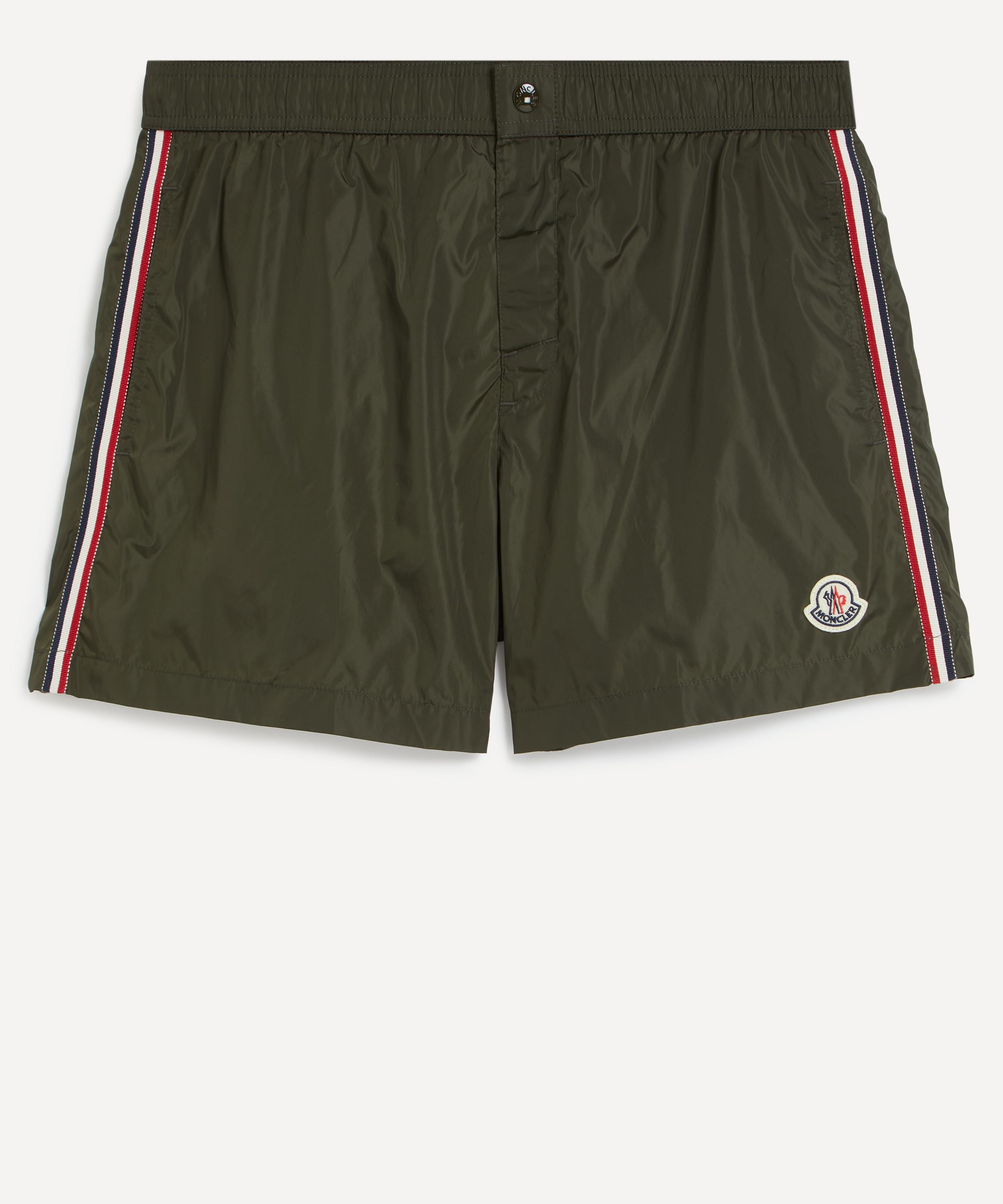 Moncler - Tricolour-Trimmed Swim Shorts image number 0
