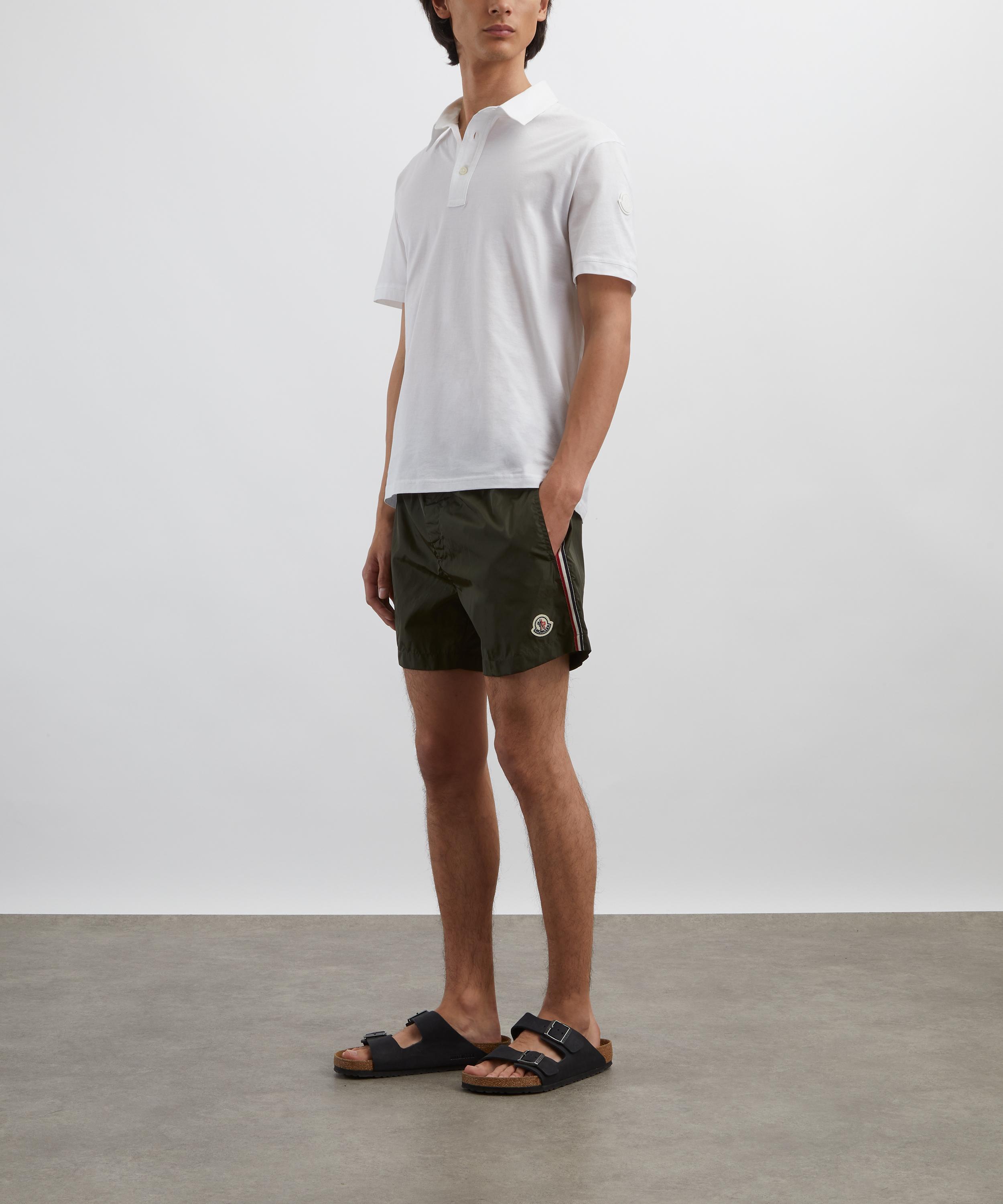 Moncler - Tricolour-Trimmed Swim Shorts image number 1