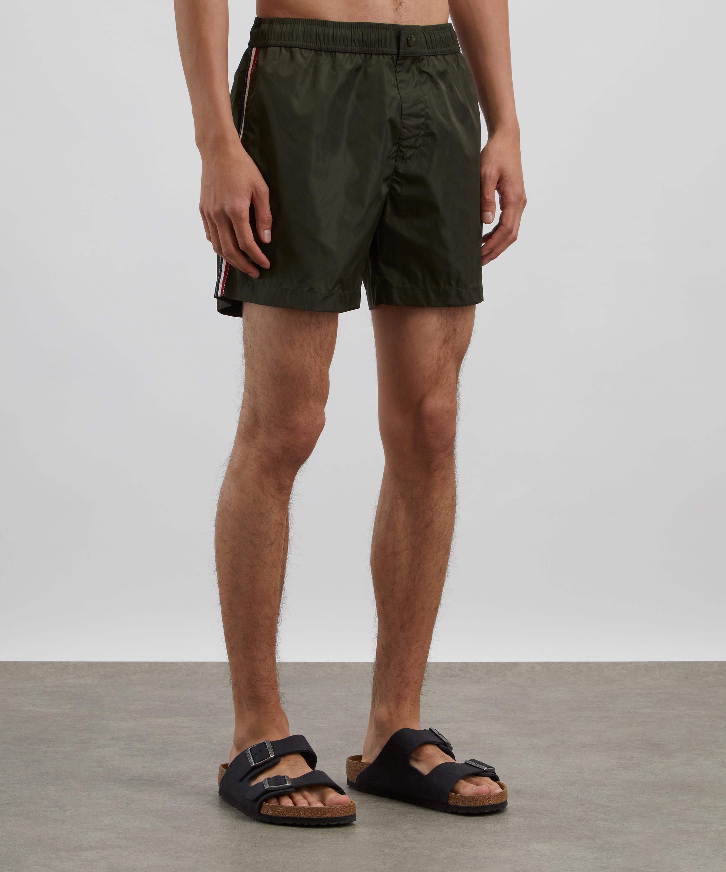 Moncler - Tricolour-Trimmed Swim Shorts image number 2