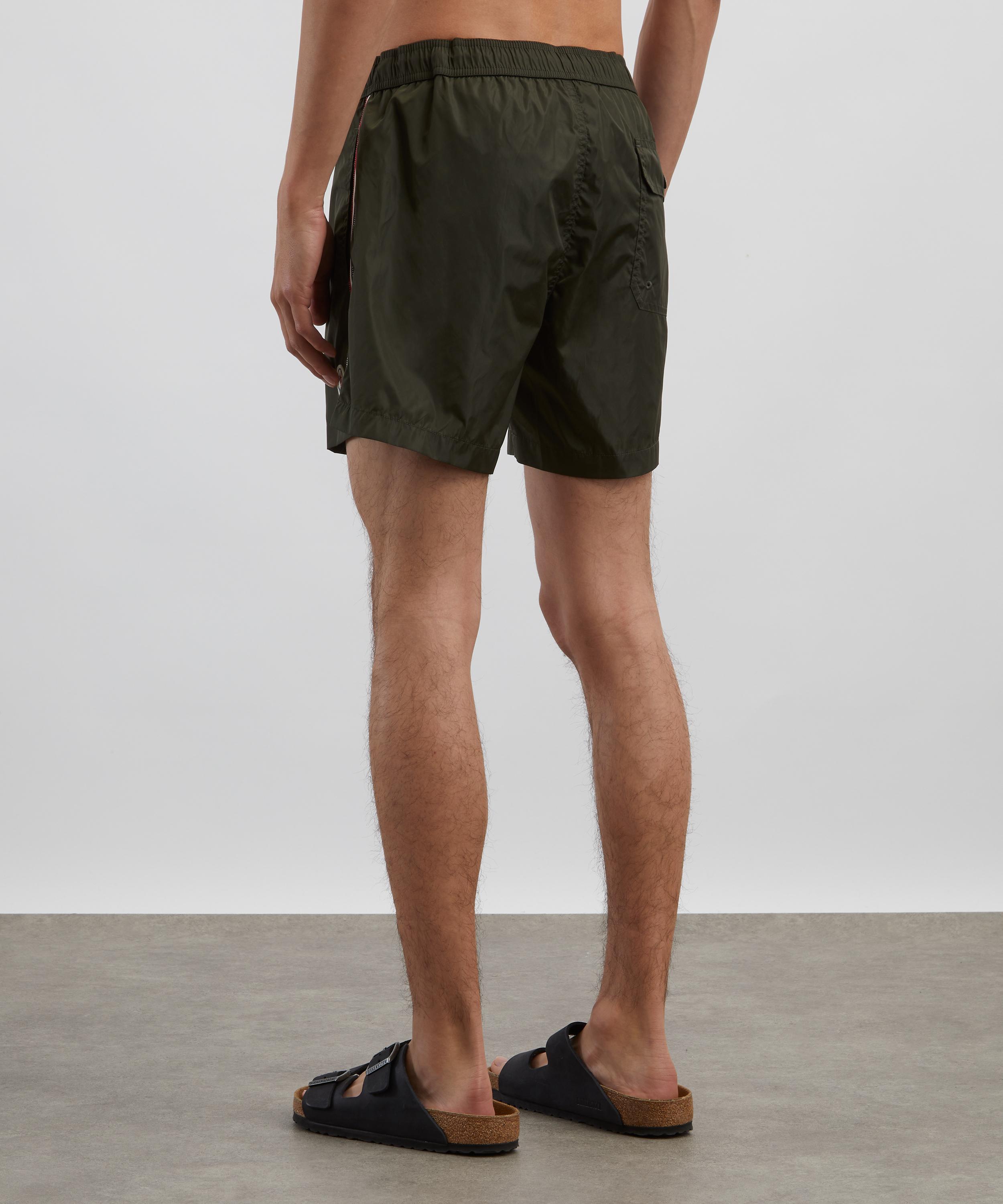 Moncler - Tricolour-Trimmed Swim Shorts image number 3