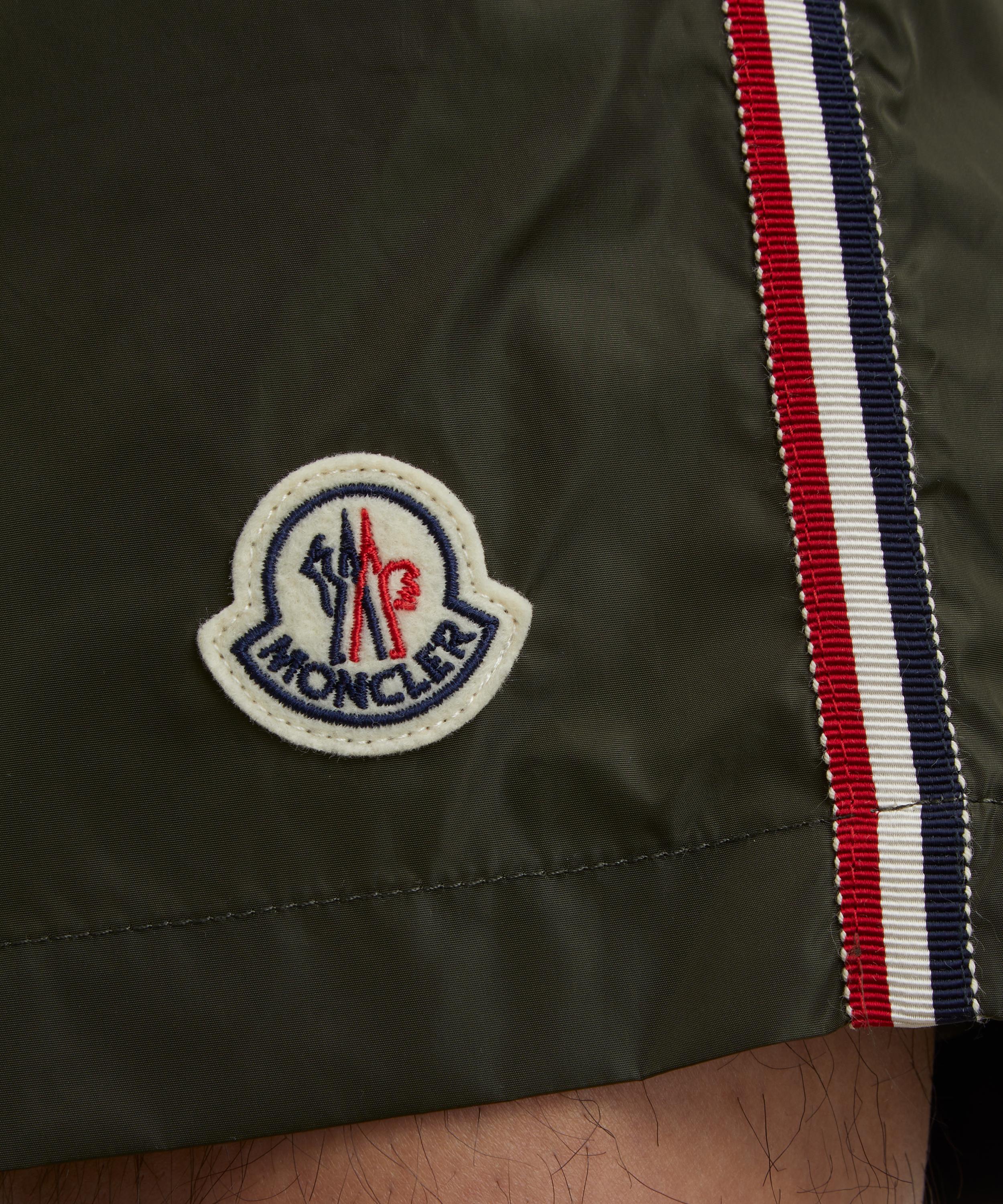 Moncler - Tricolour-Trimmed Swim Shorts image number 4