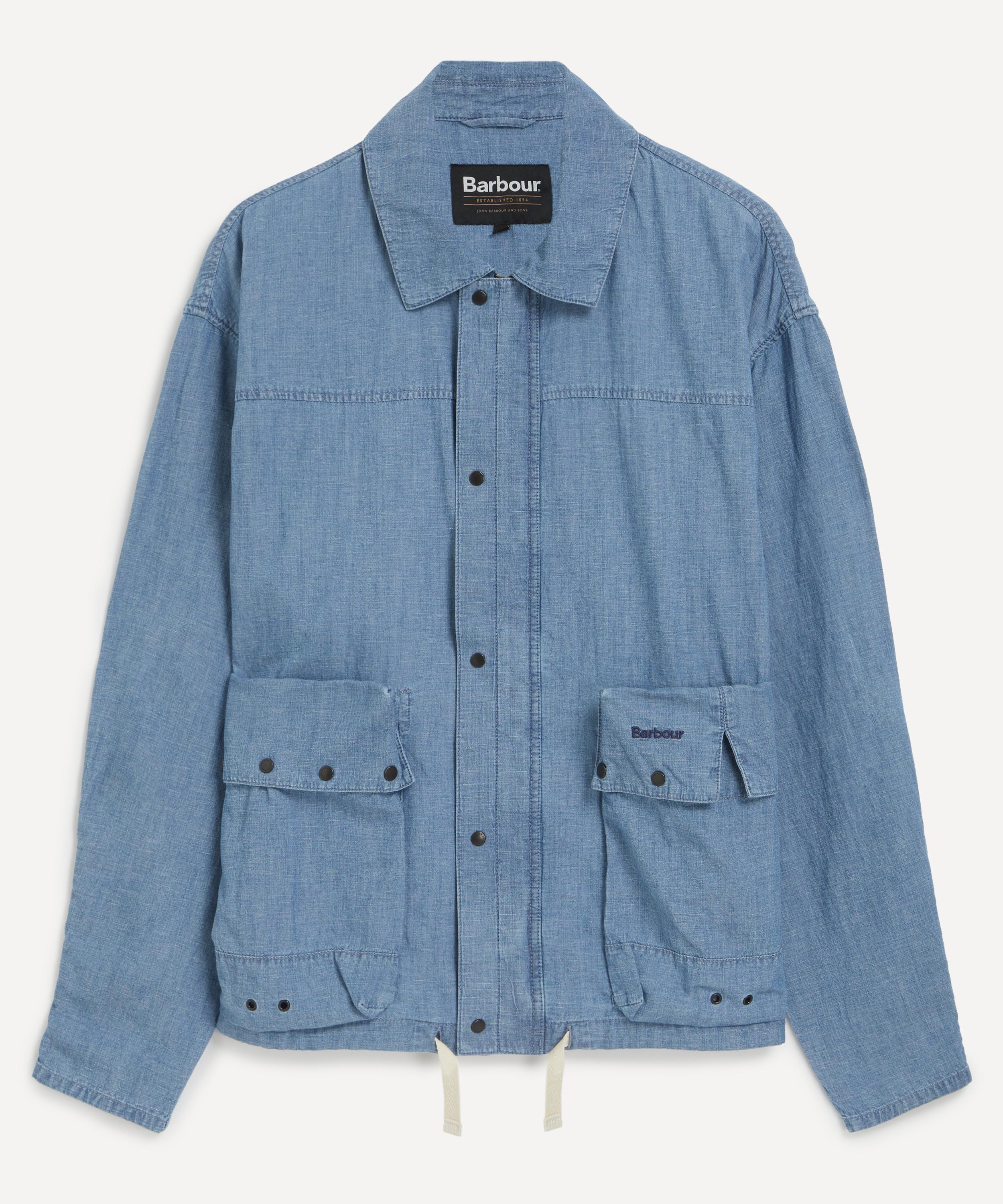 Barbour - Durham Lightweight Denim Jacket image number 0