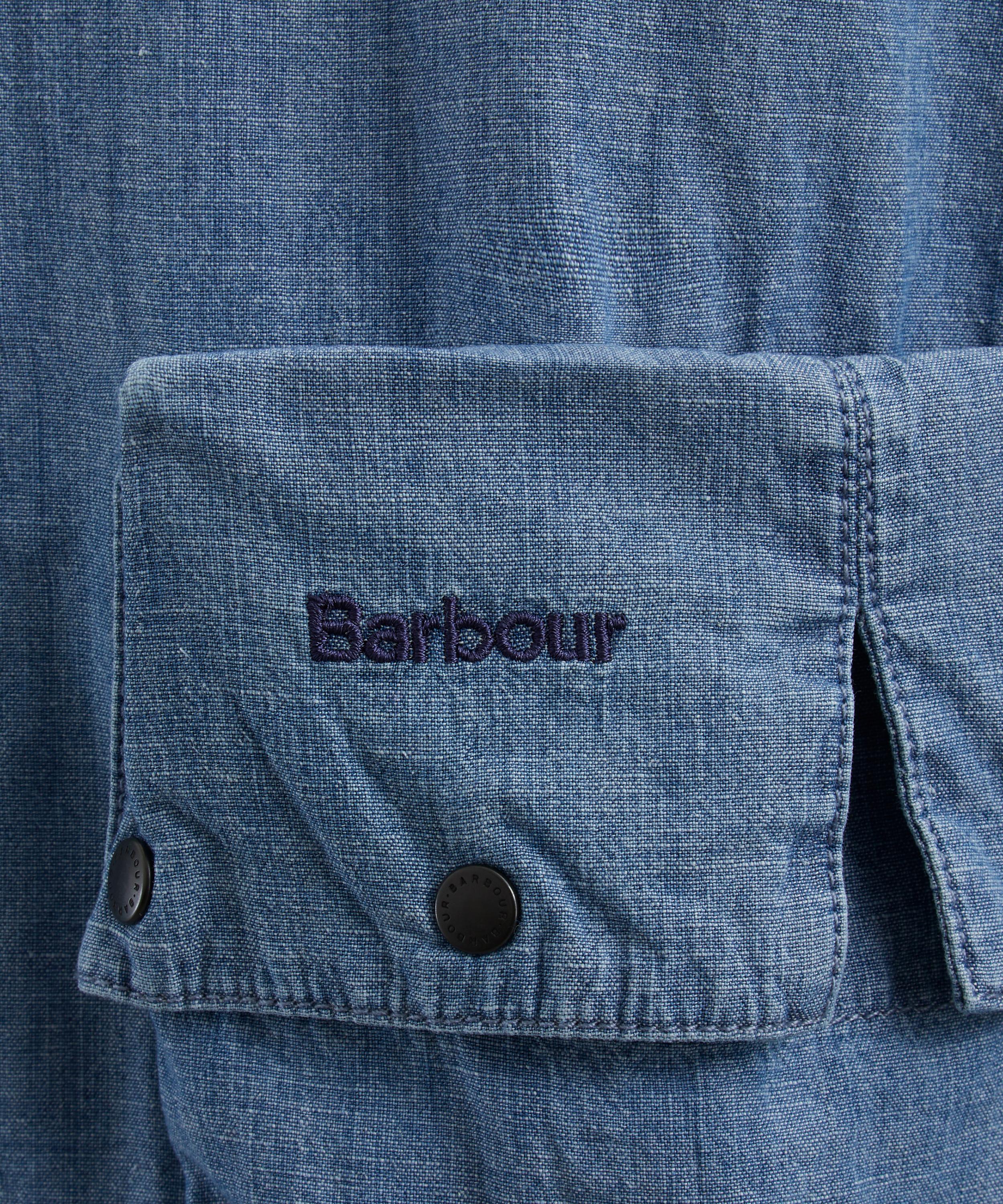 Barbour - Durham Lightweight Denim Jacket image number 4