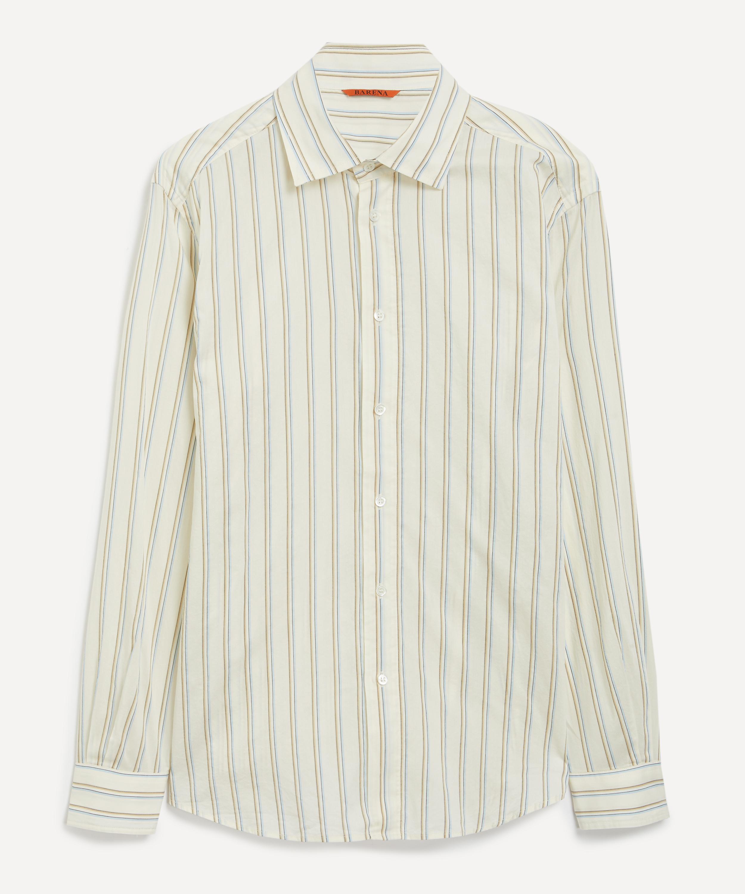 Barena - Surian Striped Cotton-Silk Shirt