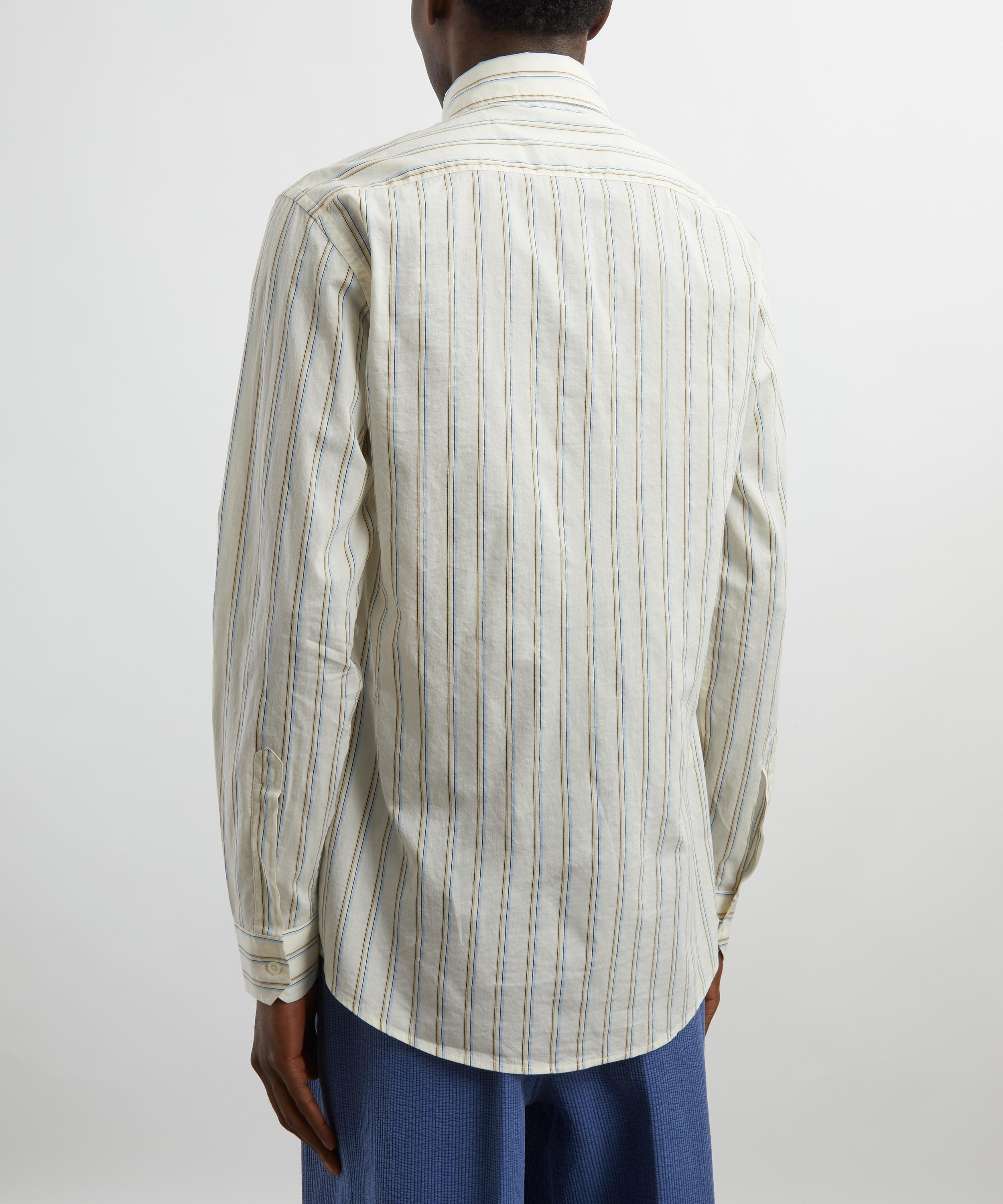 Barena - Surian Striped Cotton-Silk Shirt image number 3