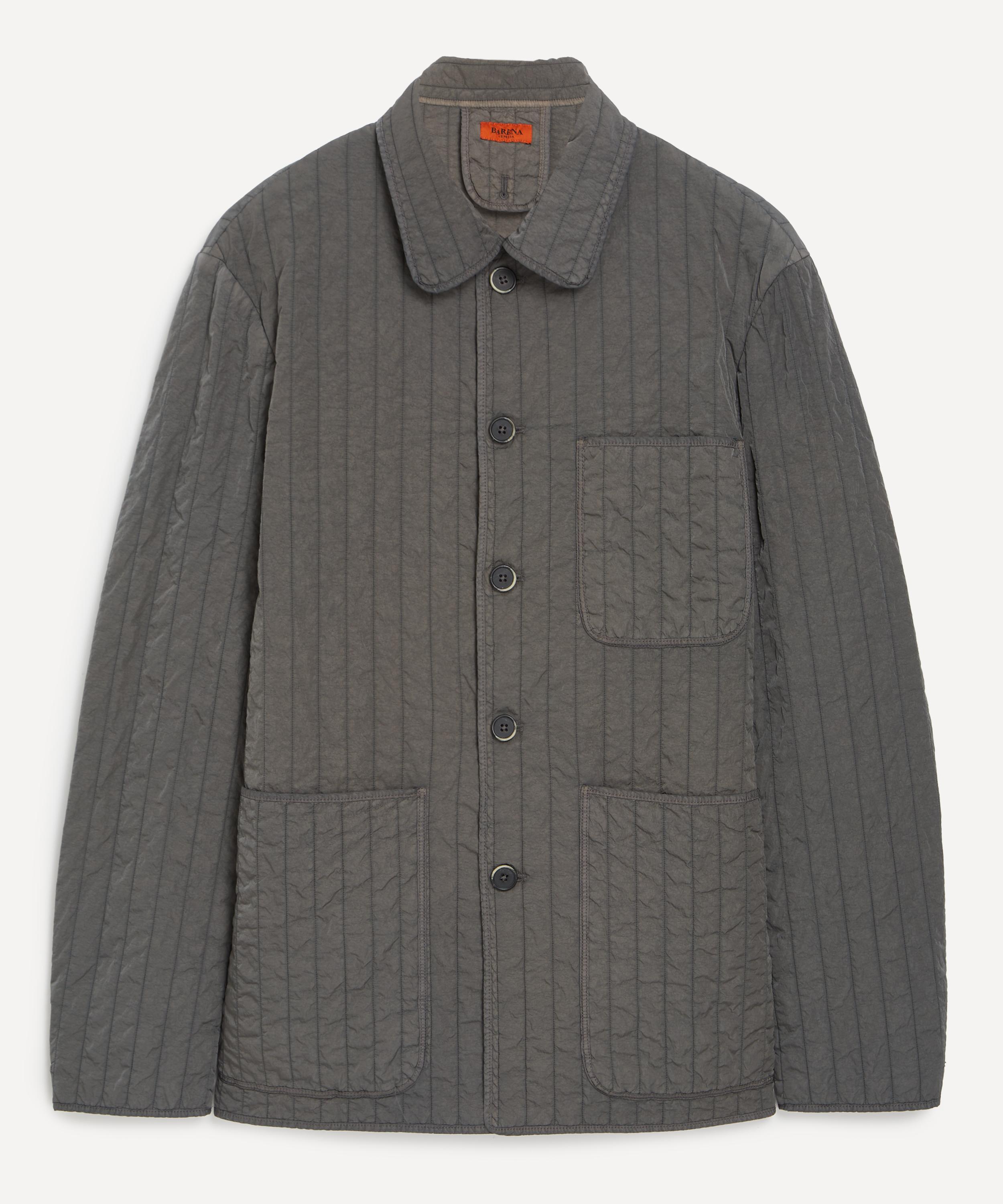 Barena - Grey Padded Overshirt image number 0