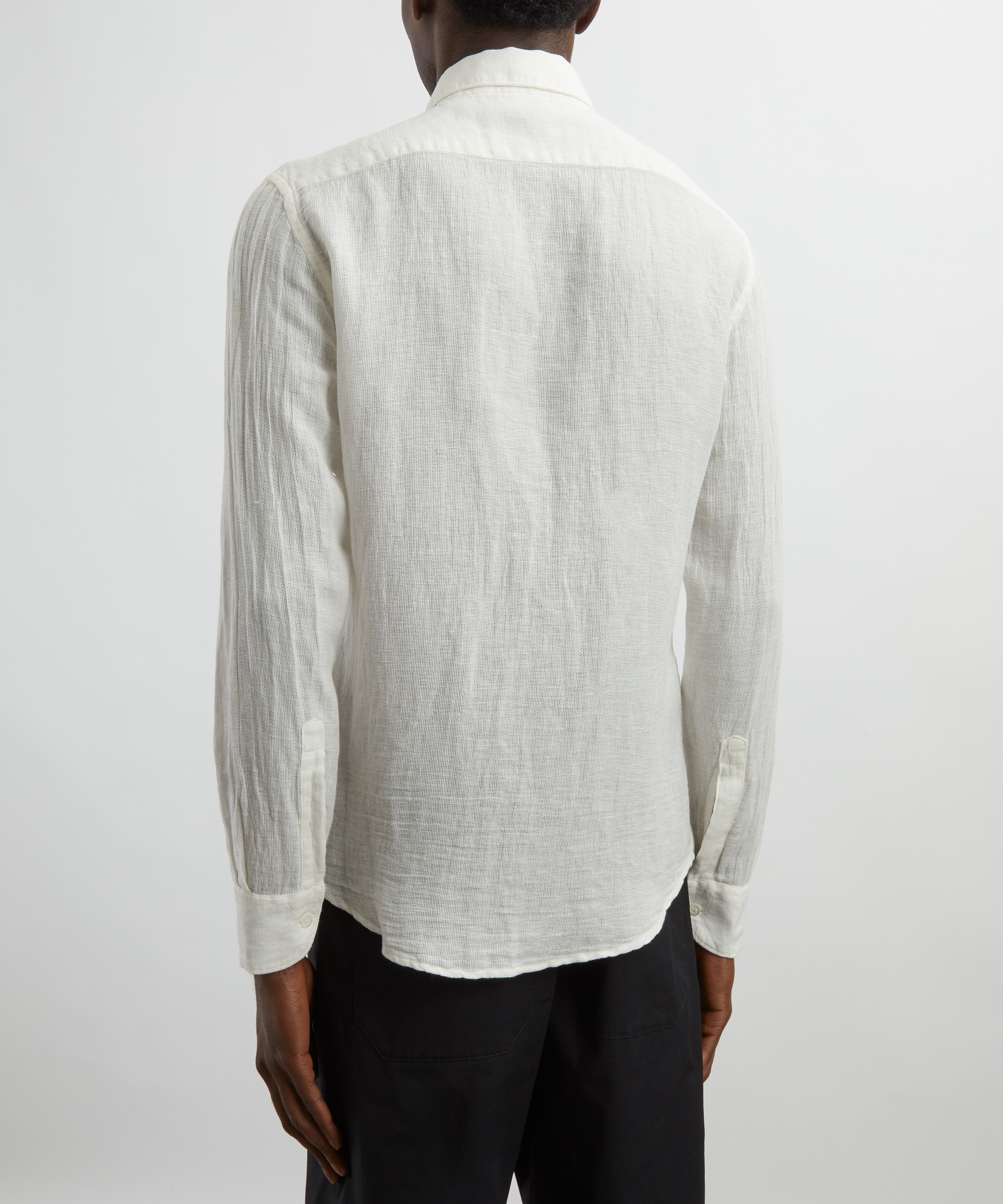 Barena - Maridola Net Cotton-Linen Shirt image number 3