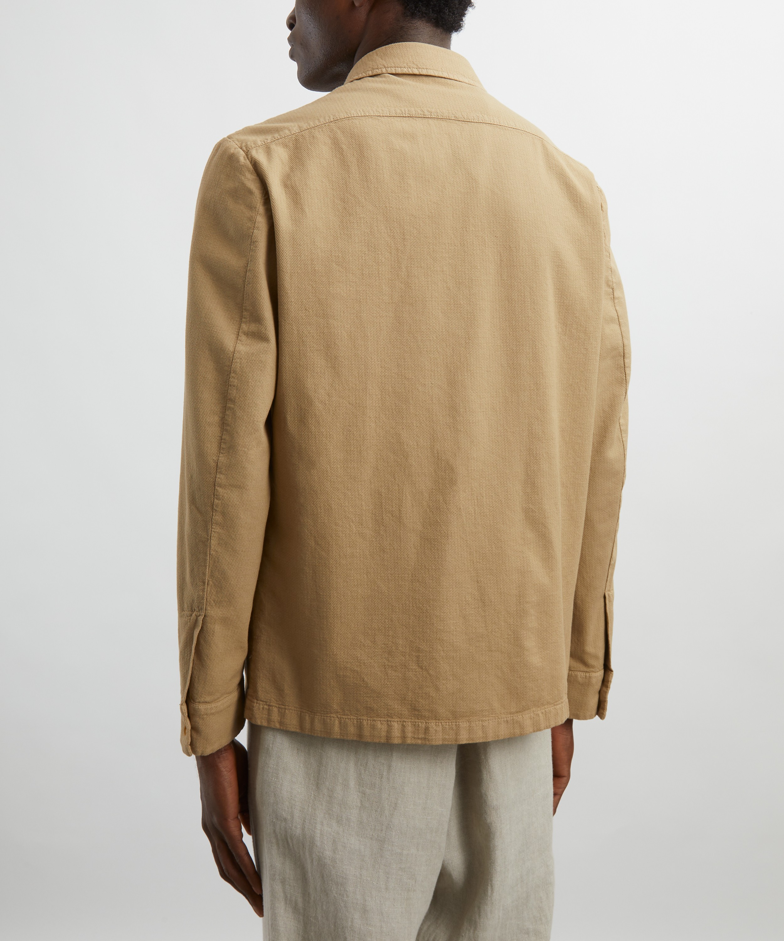 Barena - Cedrone Arela Cotton Twill Overshirt image number 3