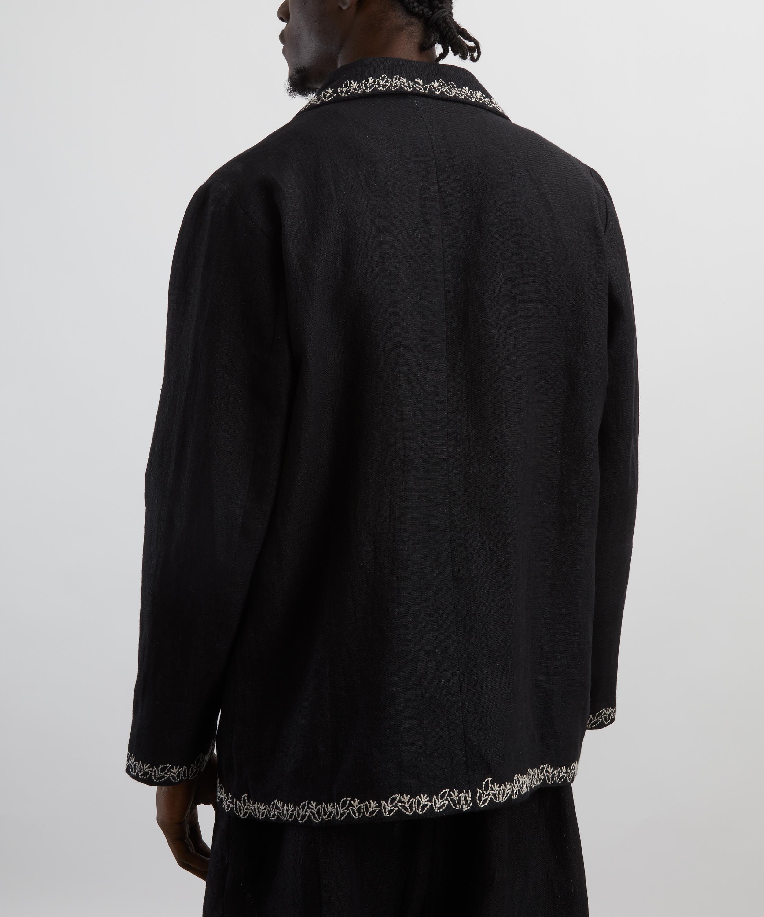 Kartik Research - Handwoven Linen Blazer image number 3