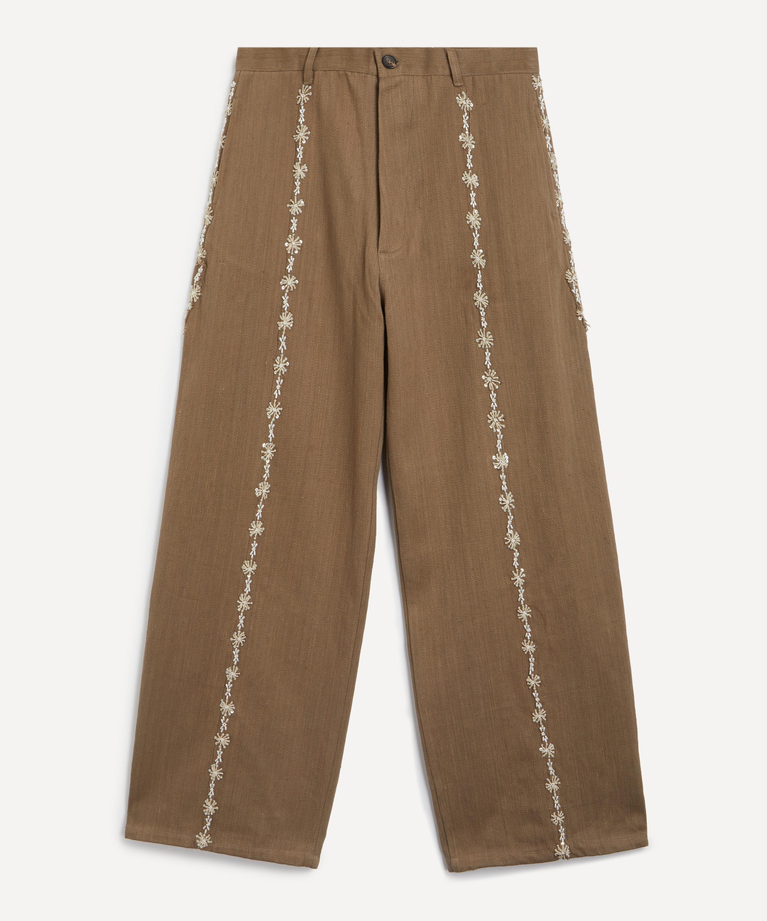 Kartik Research - Raw Edge Trousers image number 0