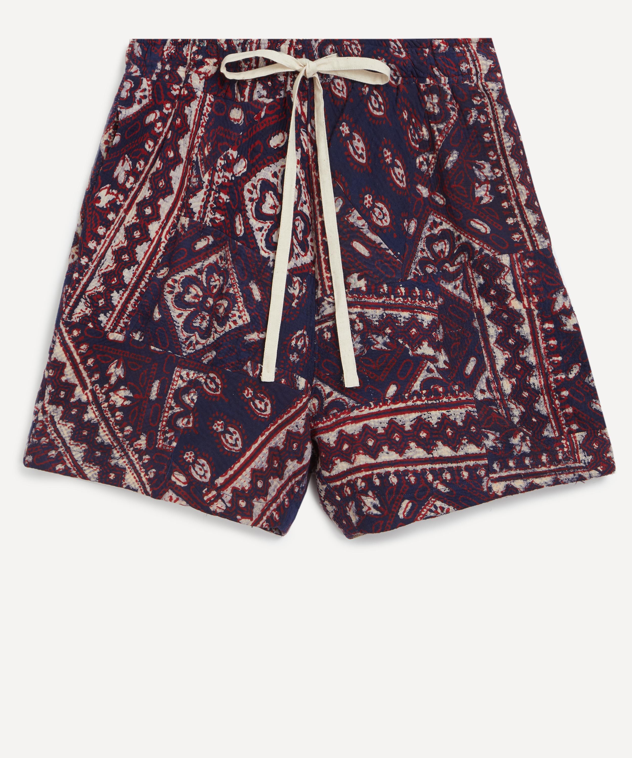 Kartik Research - Patchwork Shorts image number 0