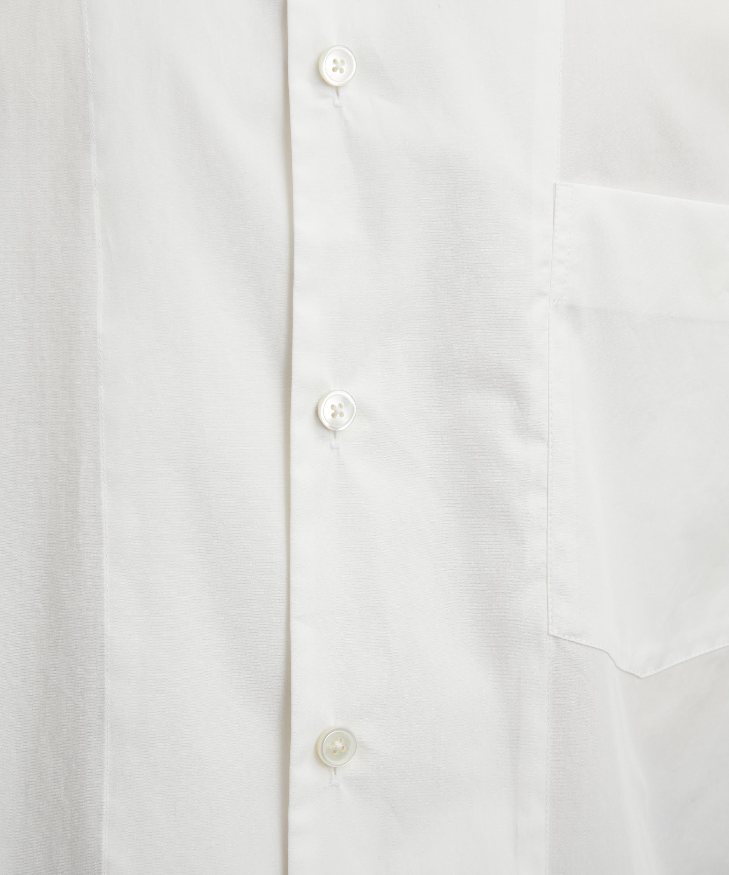 Lemaire - V-Neck Cotton Poplin Shirt image number 4