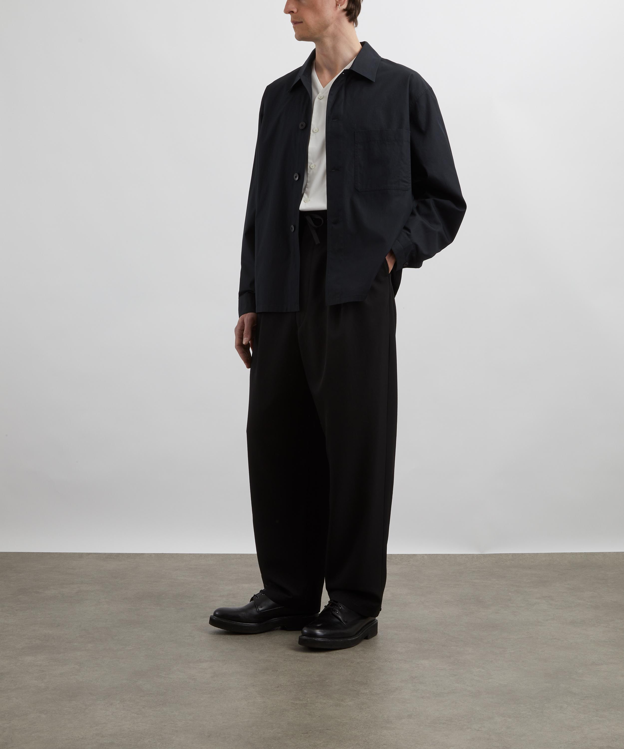 Lemaire - Black Pyjama Shirt image number 1