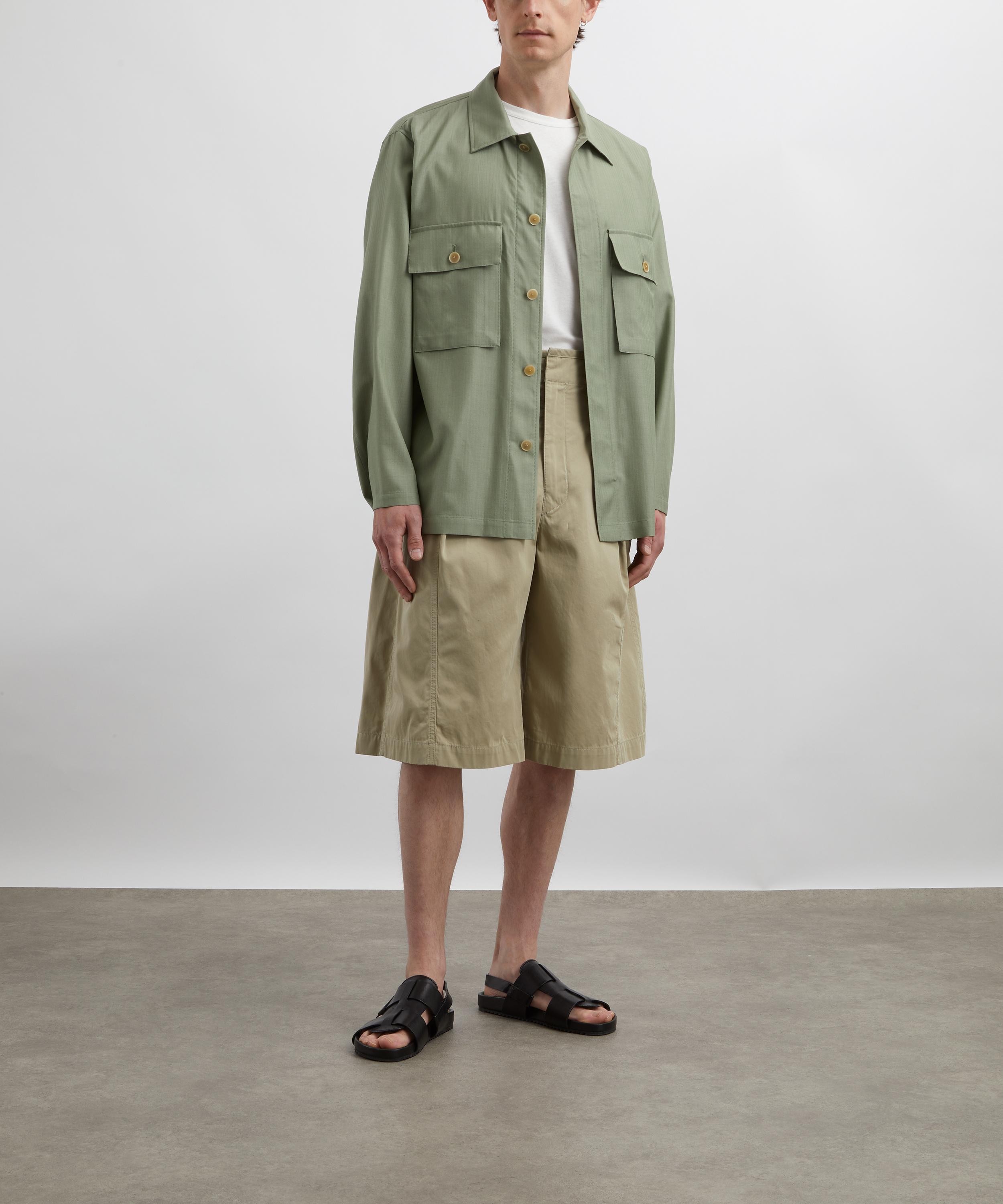 LEMAIRE ルメール BOXER SHORTS サイズ44 LEMAIRE knee-length Cotton Shorts | Black | FARFETCH JO