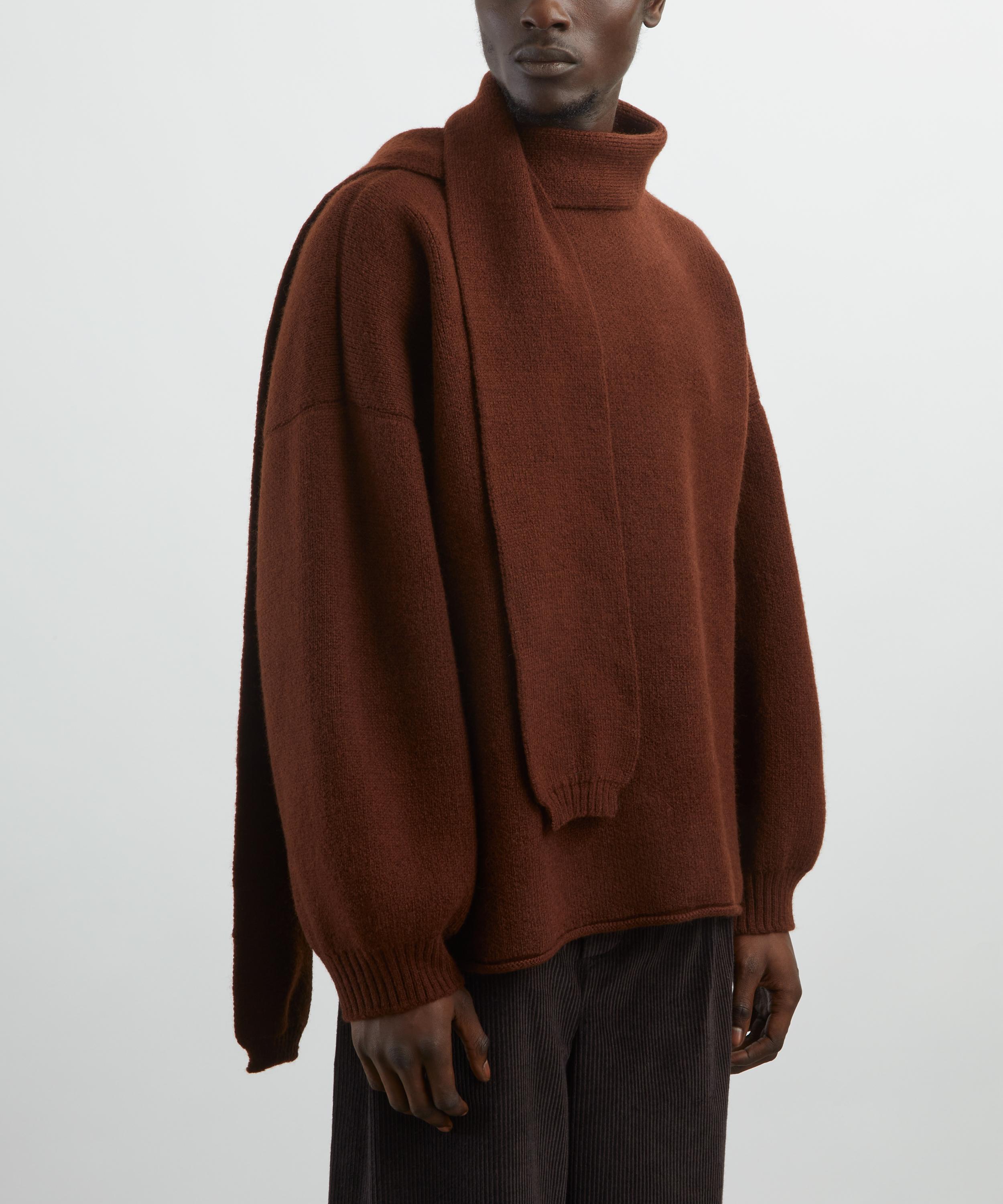 CAWLEY - British Merino Wool Wrap Neck Pullover  image number 2