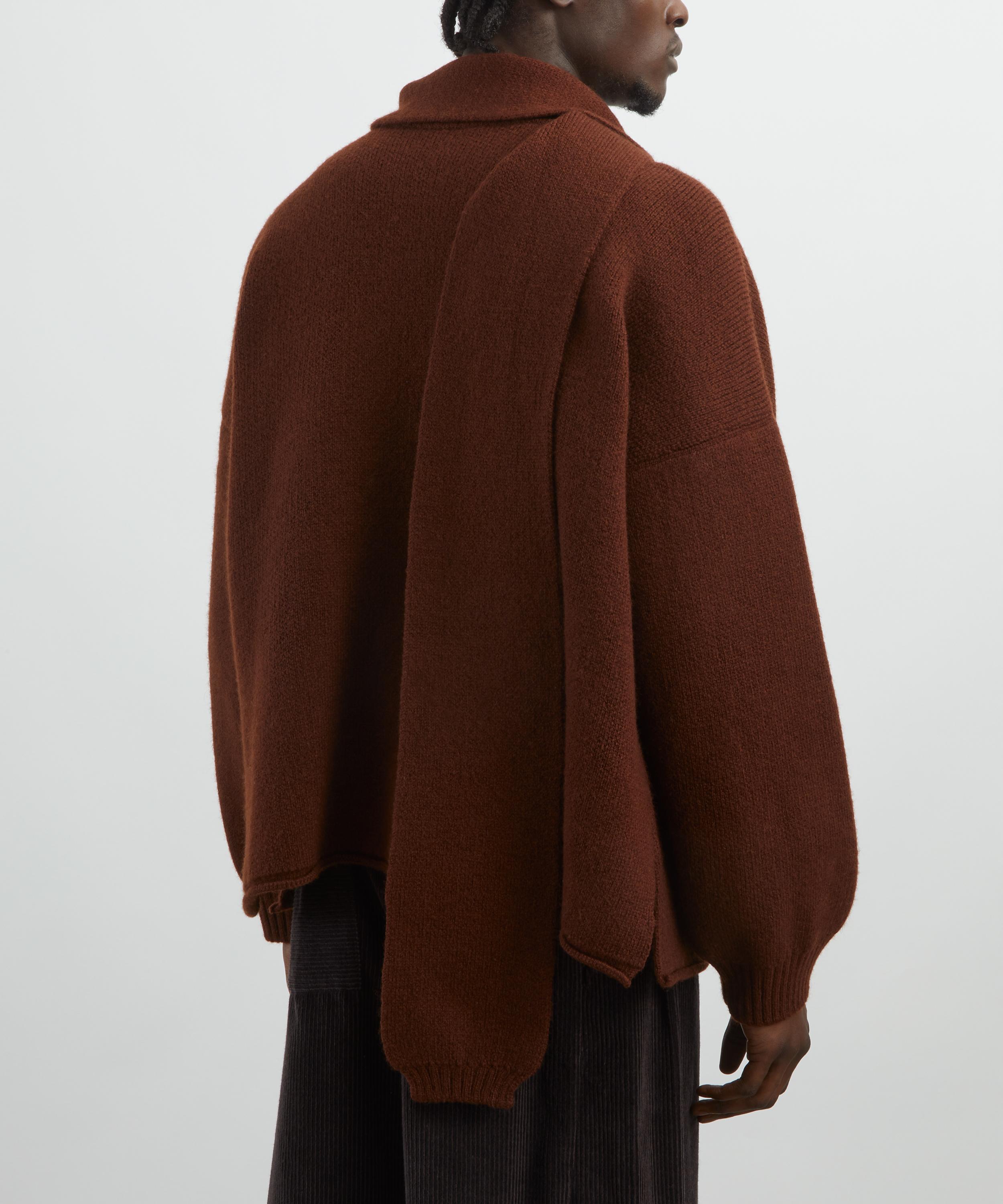 CAWLEY - British Merino Wool Wrap Neck Pullover  image number 3