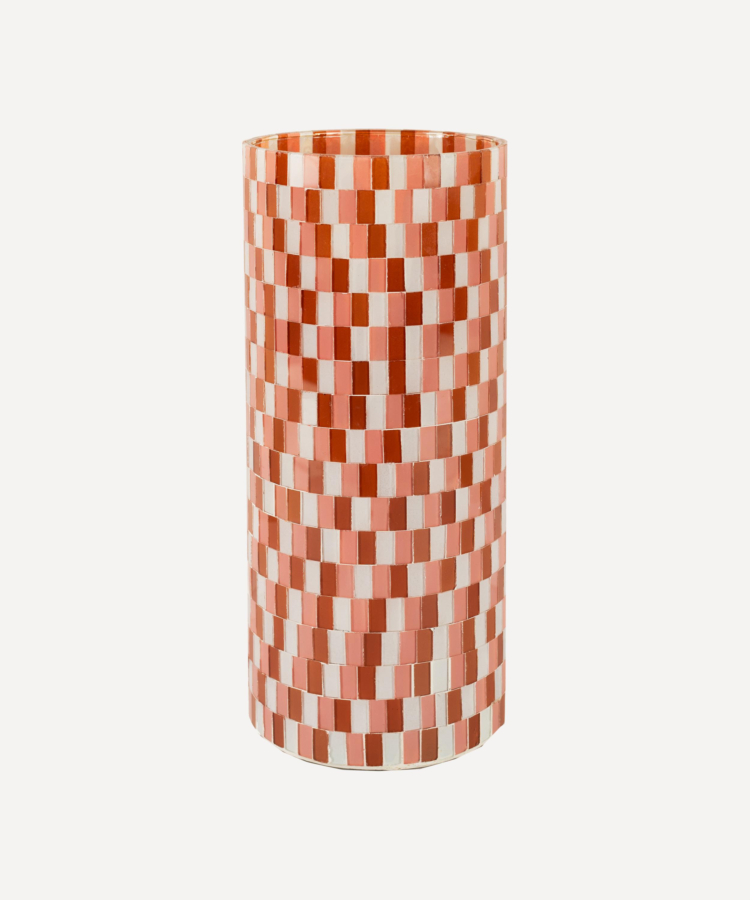 Ian Snow - Mixed Mosaic Glass Vase