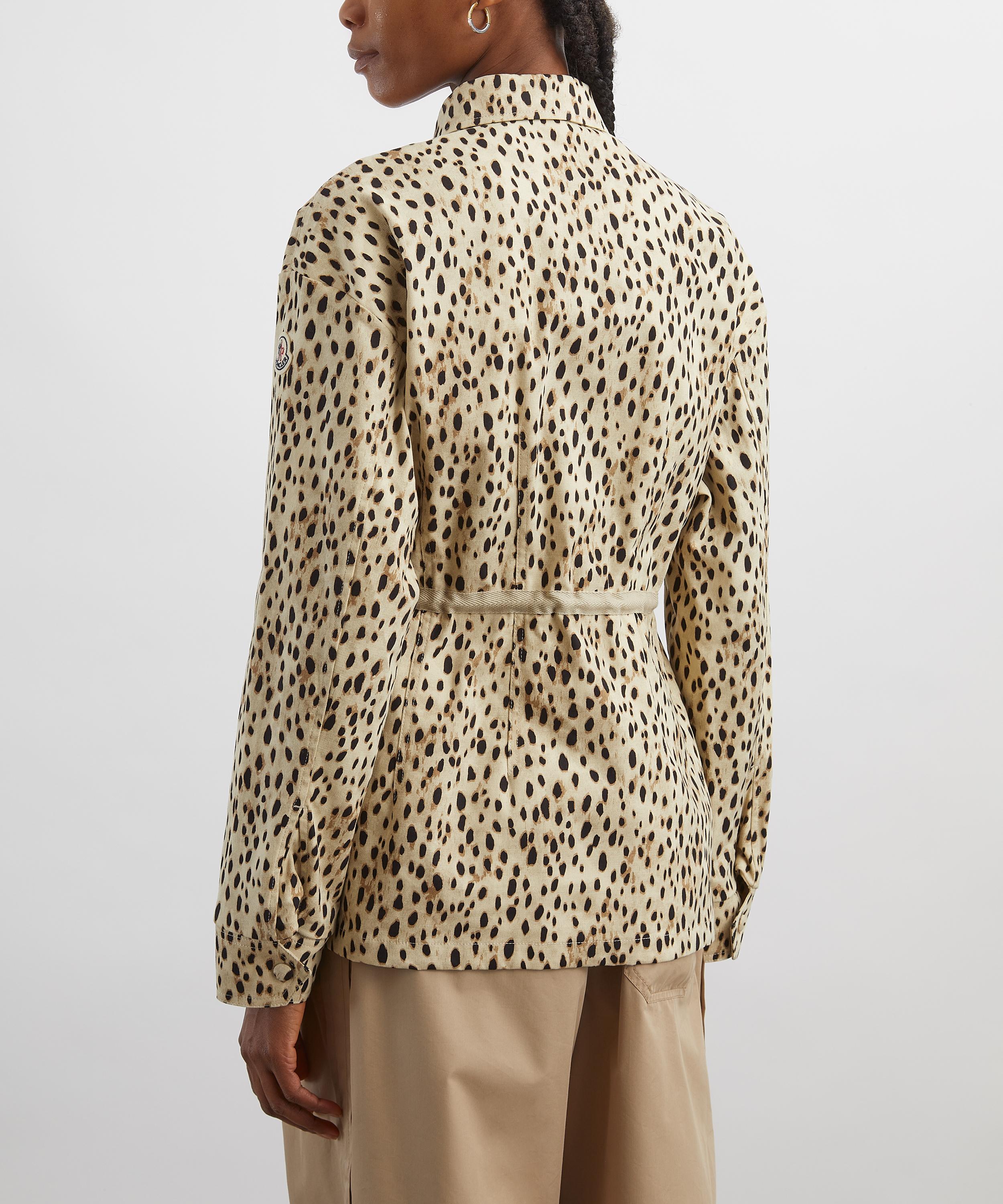 Moncler - Saulon Leopard Print Canvas jacket image number 3