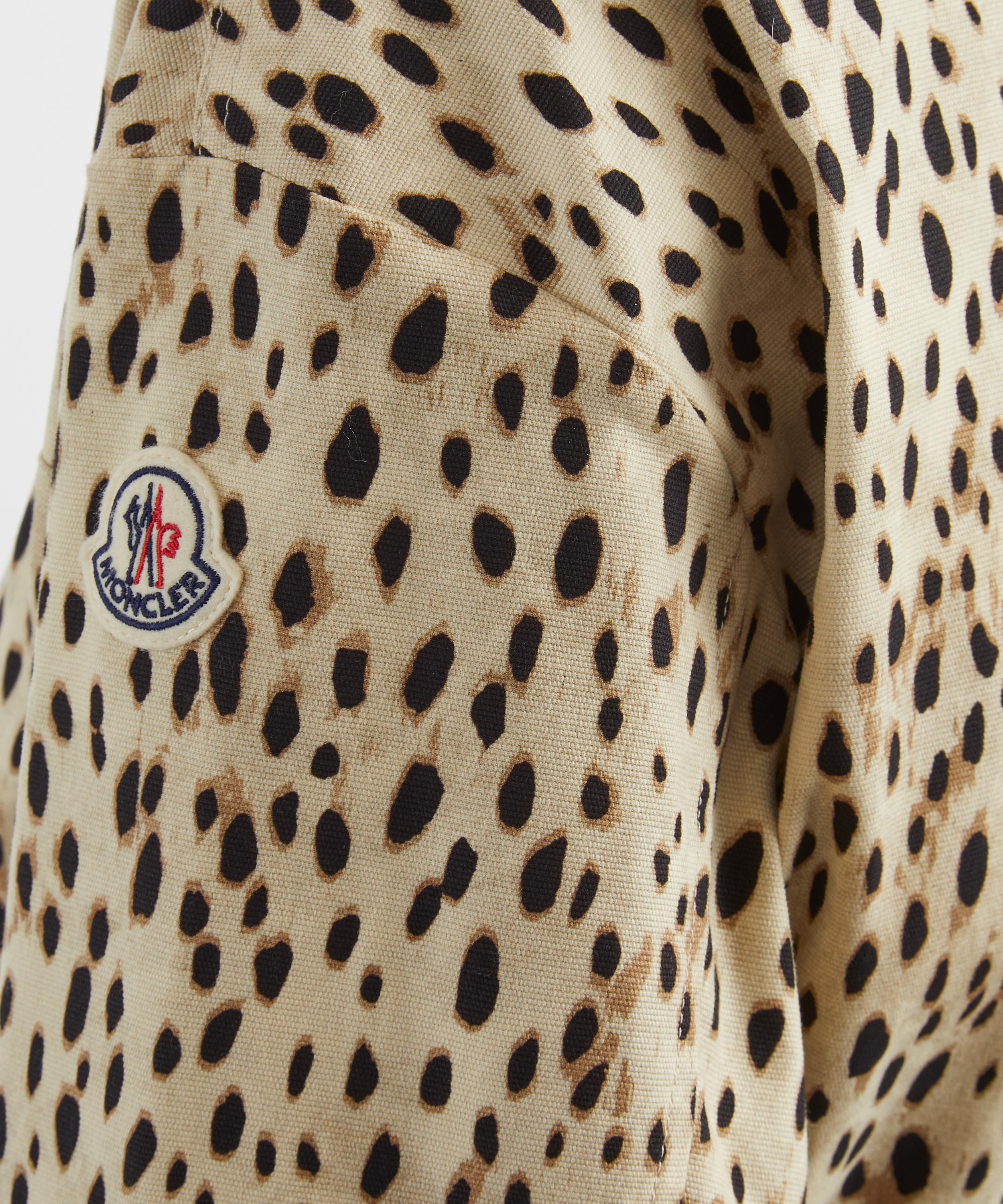 Moncler - Saulon Leopard Print Canvas jacket image number 4