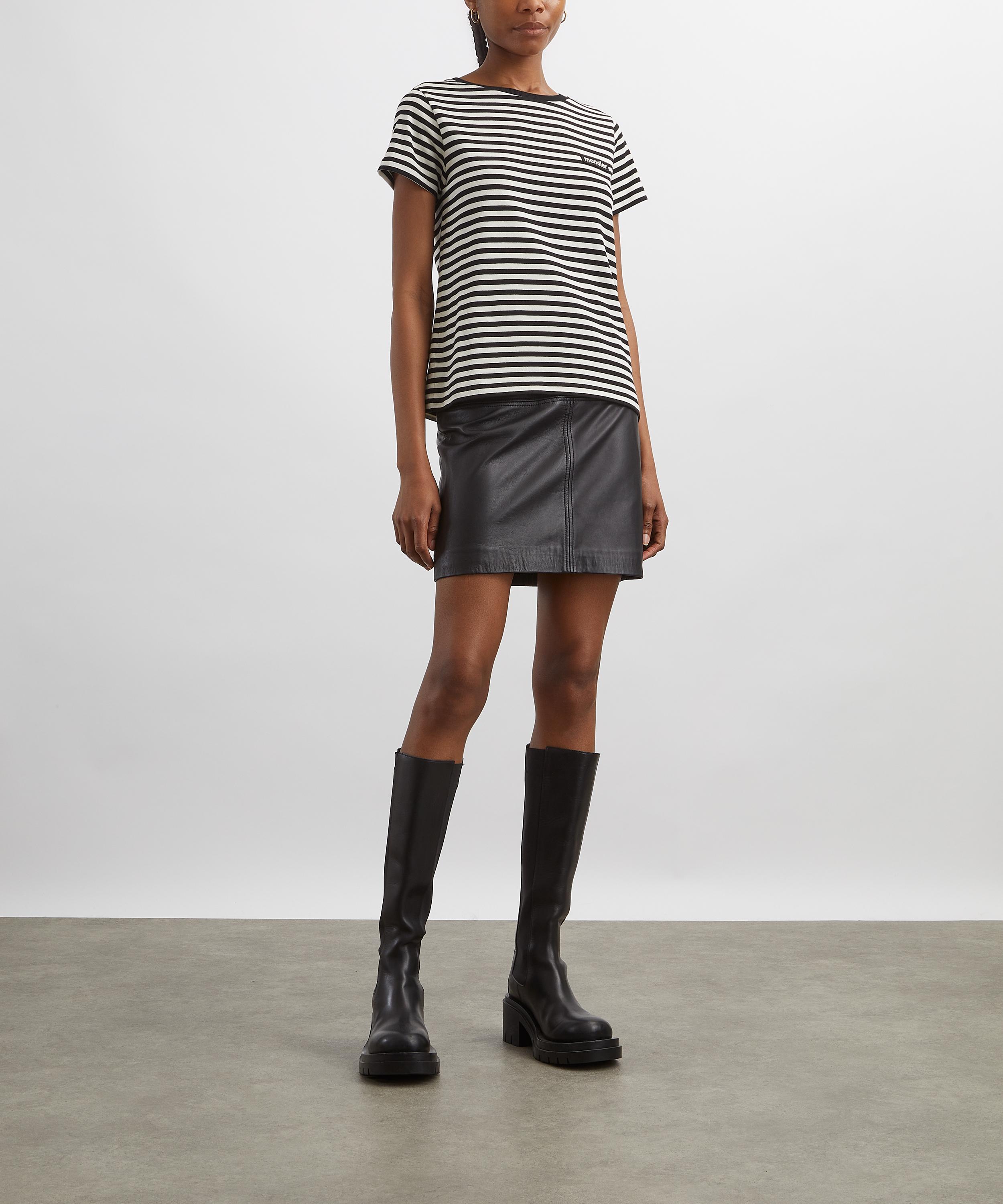 Moncler - Striped Cotton T-Shirt image number 1