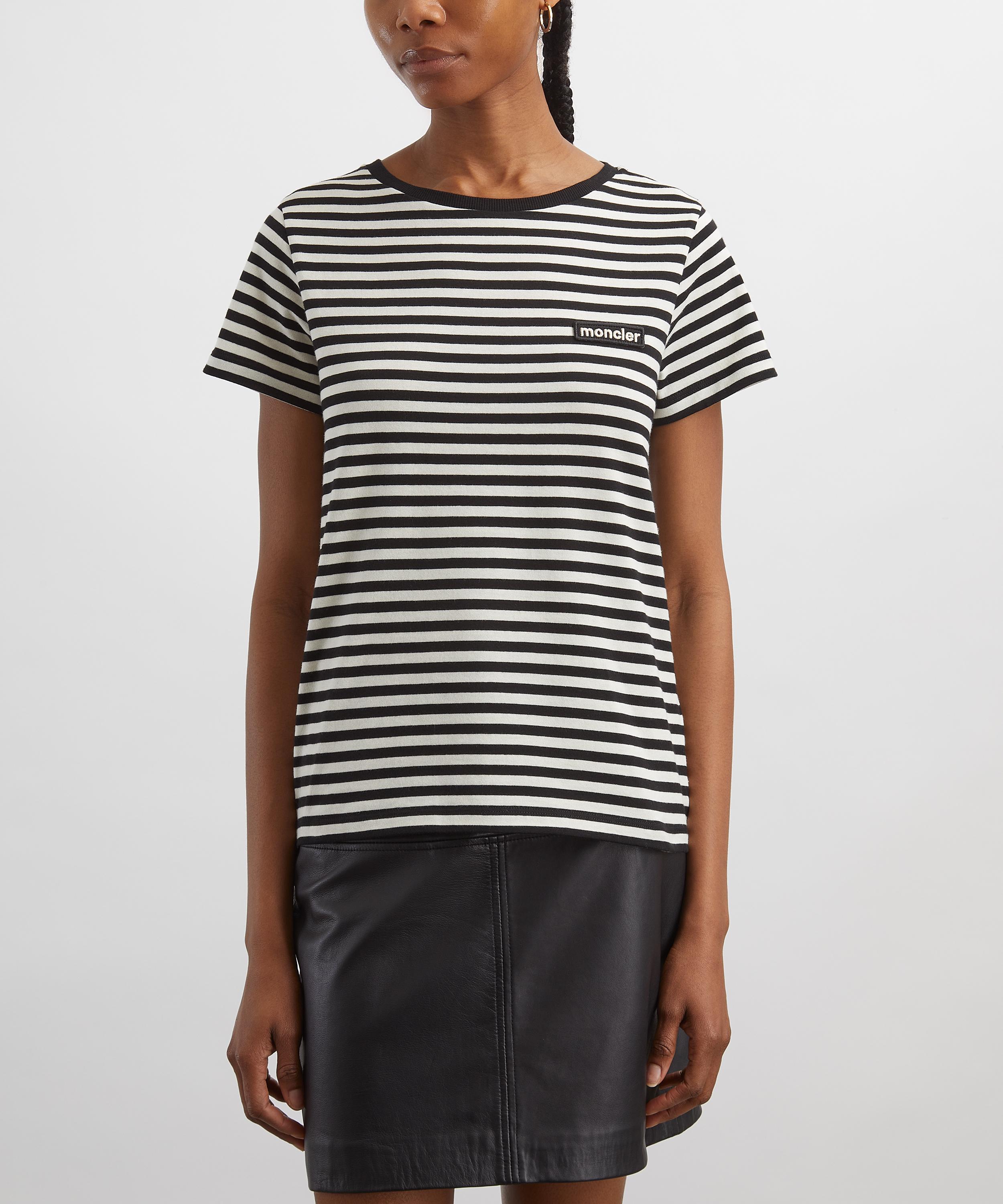 Moncler - Striped Cotton T-Shirt image number 2