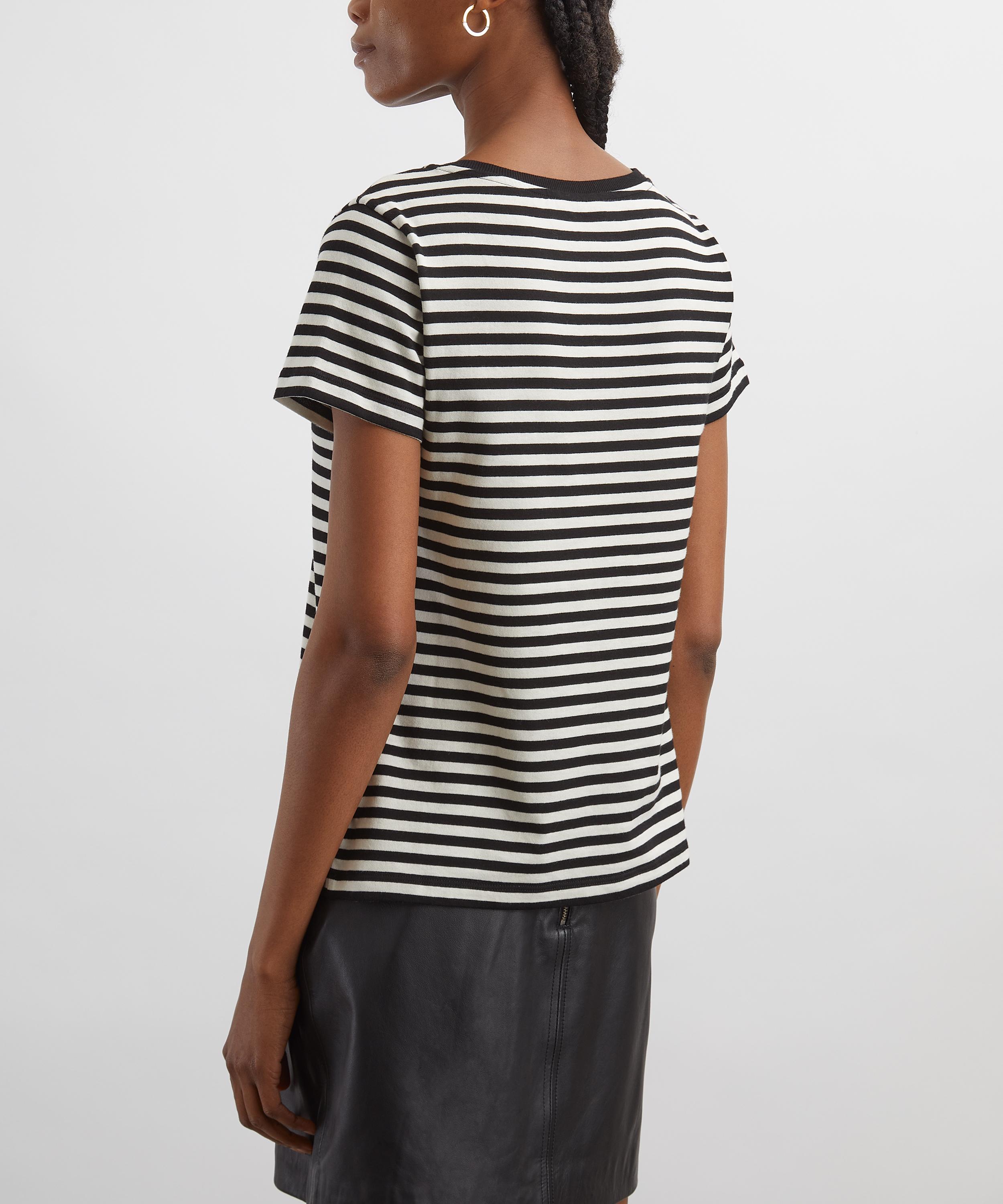 Moncler - Striped Cotton T-Shirt image number 3