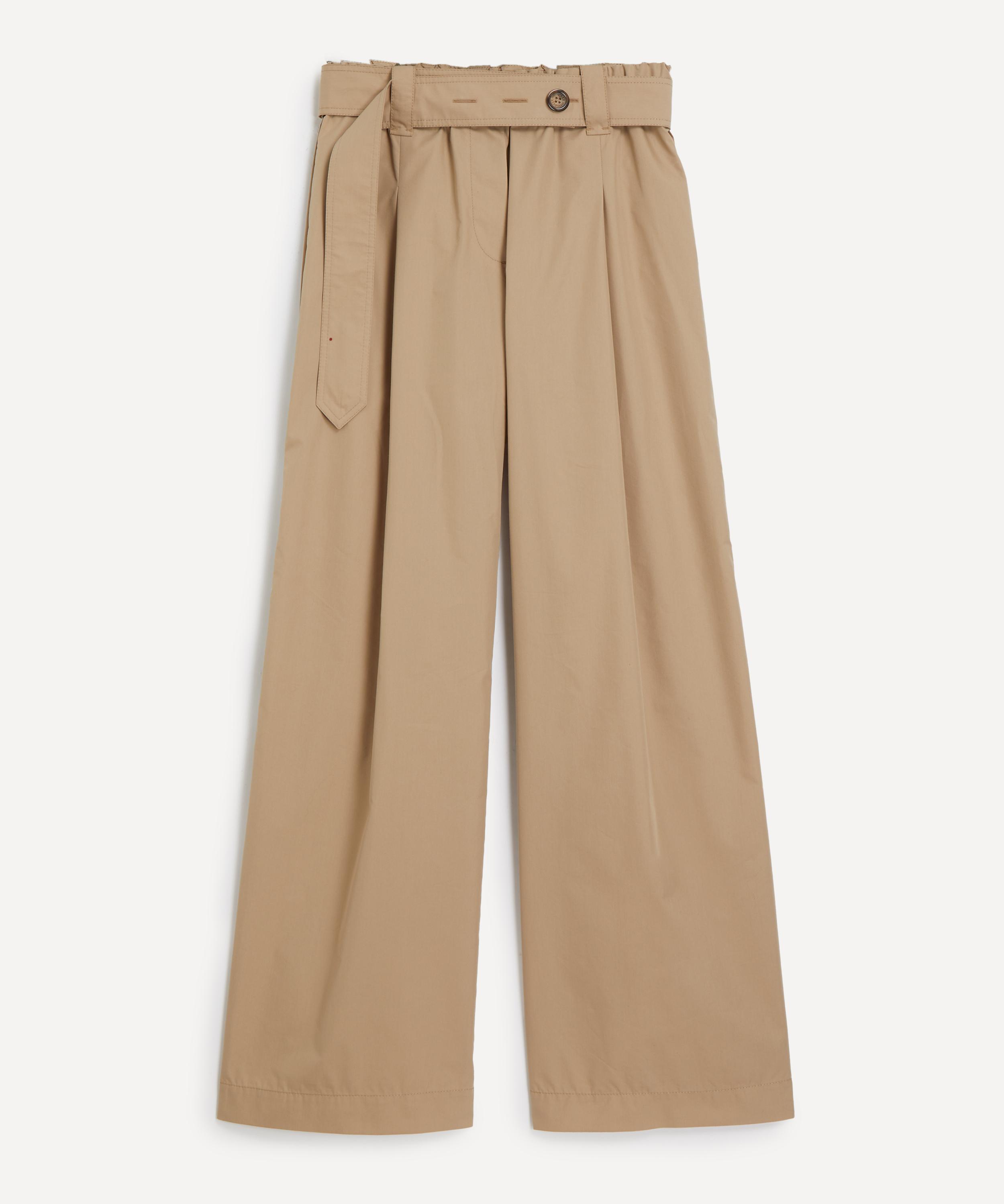Moncler - Belted Wide-Leg Trousers