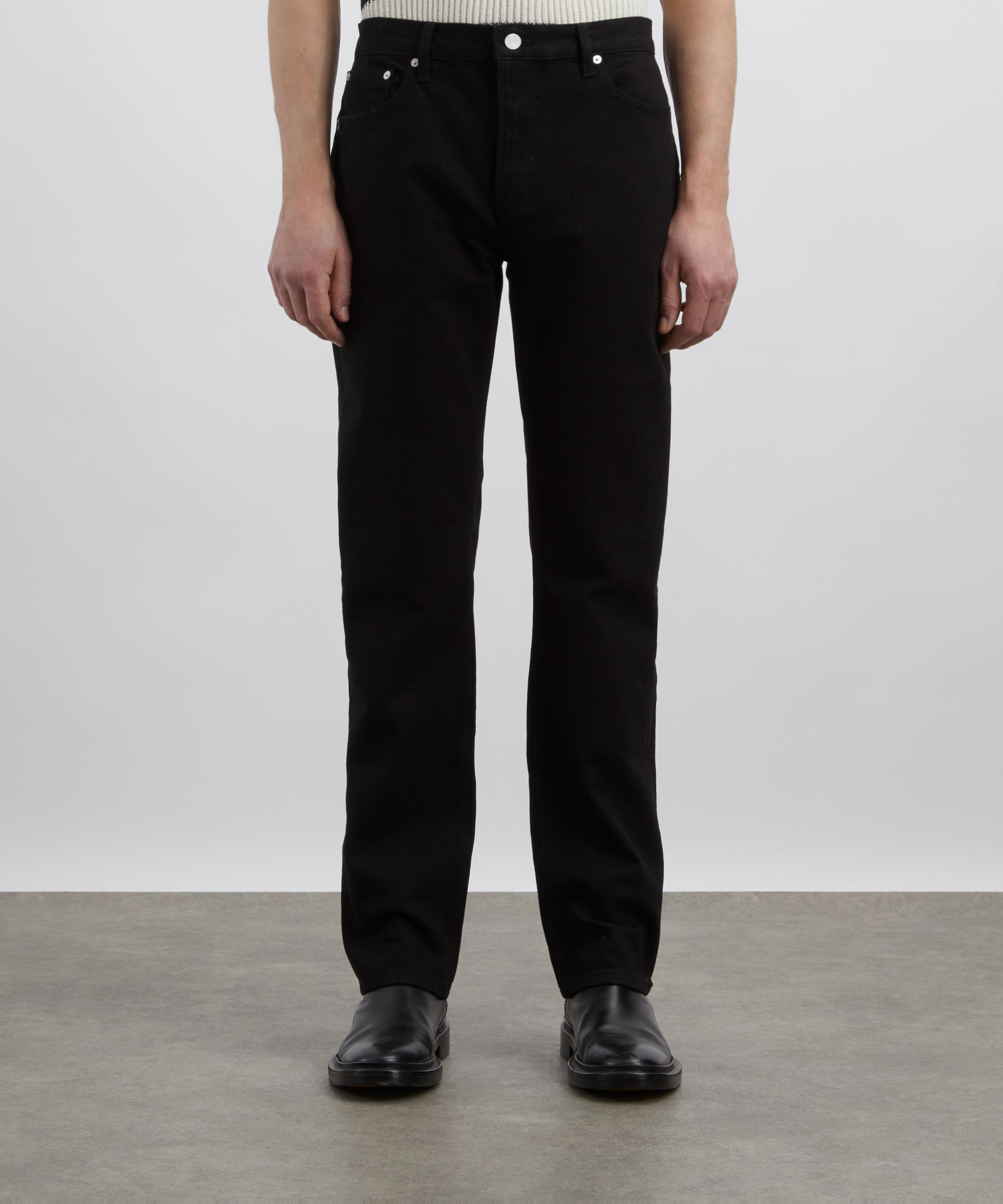 Frame - Modern Straight Jeans in Black image number 2