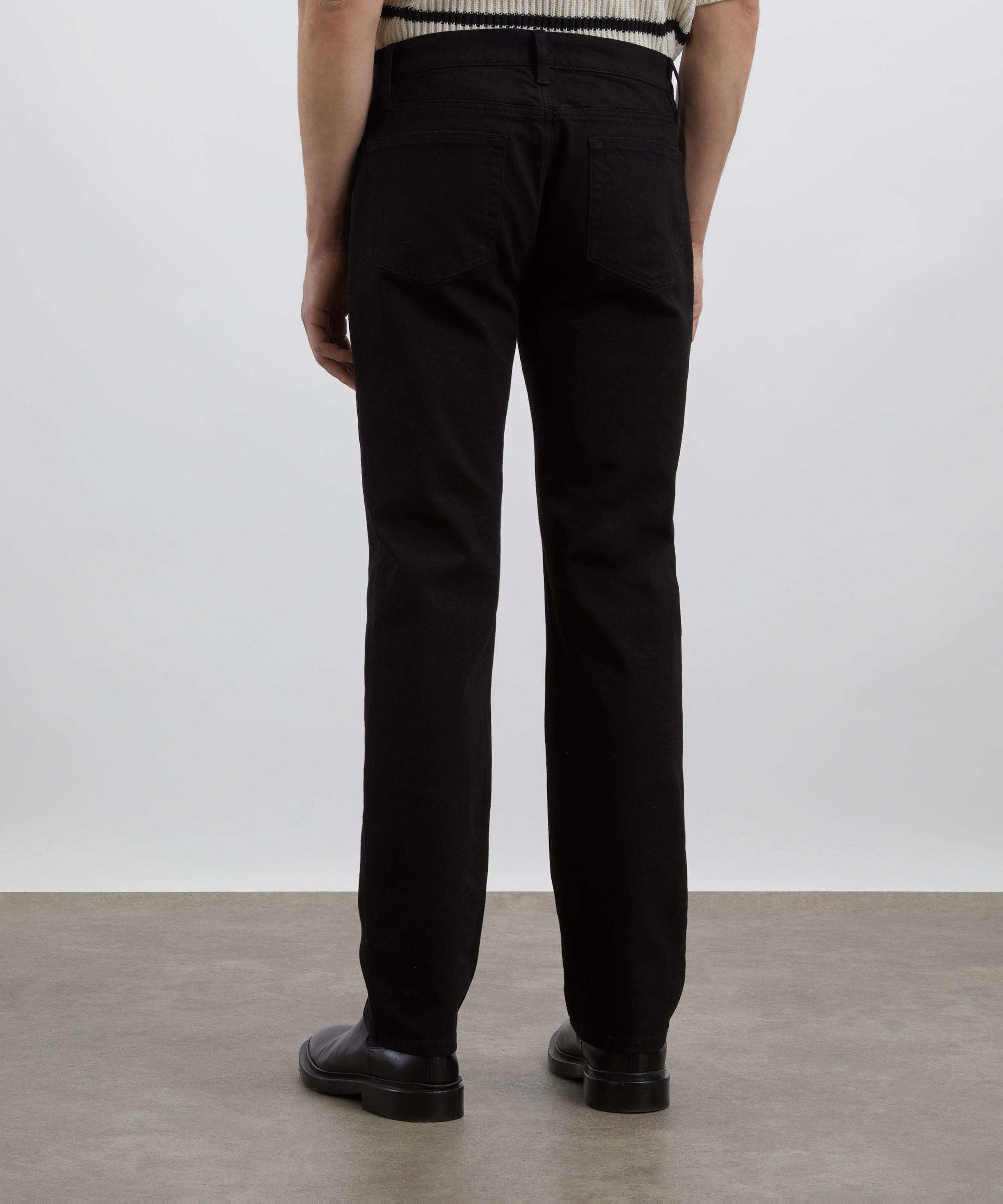 Frame - Modern Straight Jeans in Black image number 3